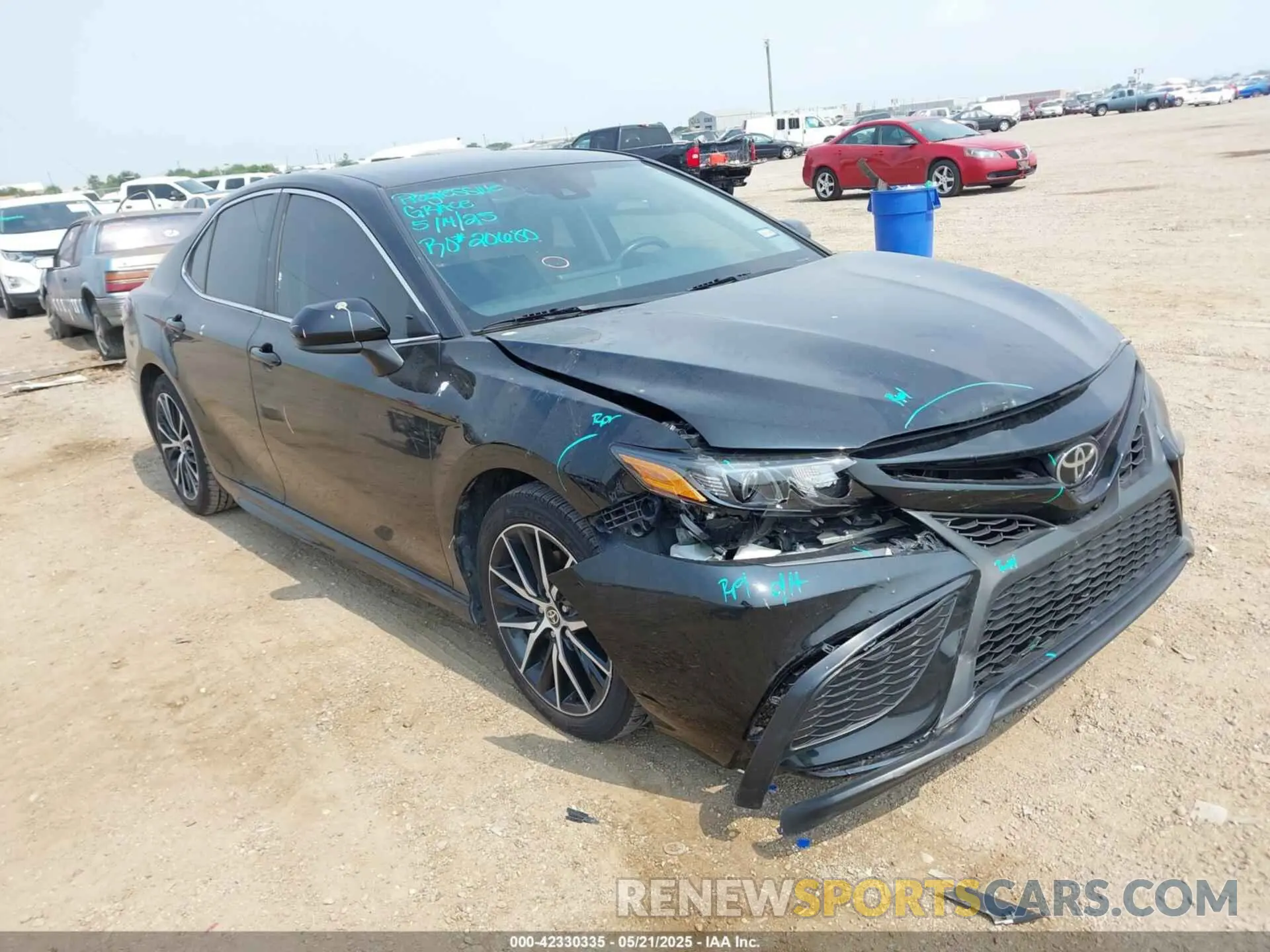 1 Photograph of a damaged car 4T1G11AK3MU558775 TOYOTA CAMRY 2021