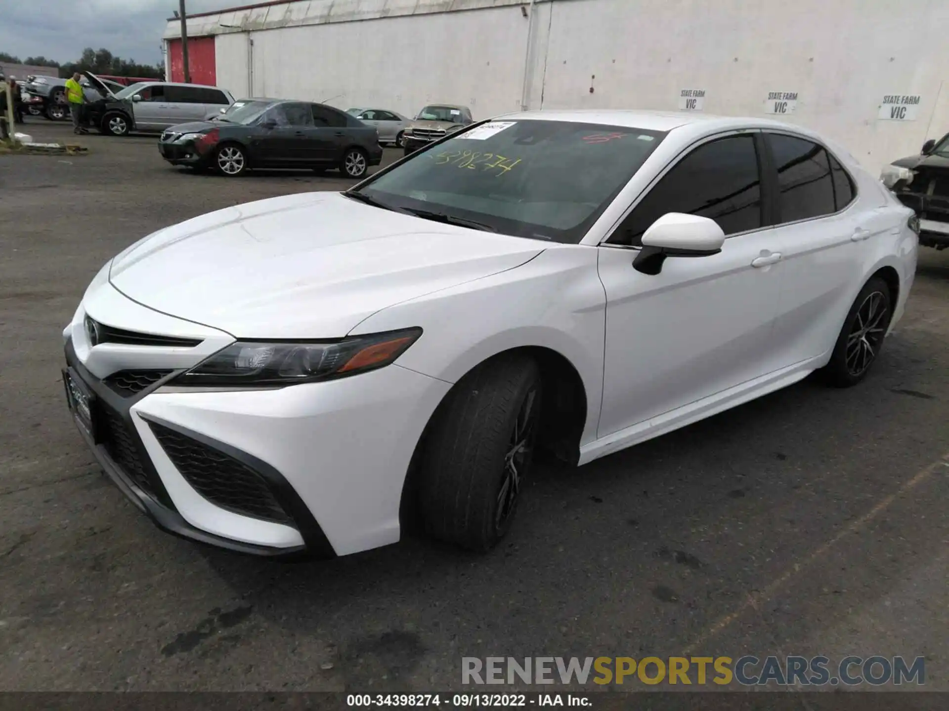 2 Photograph of a damaged car 4T1G11AK3MU568514 TOYOTA CAMRY 2021