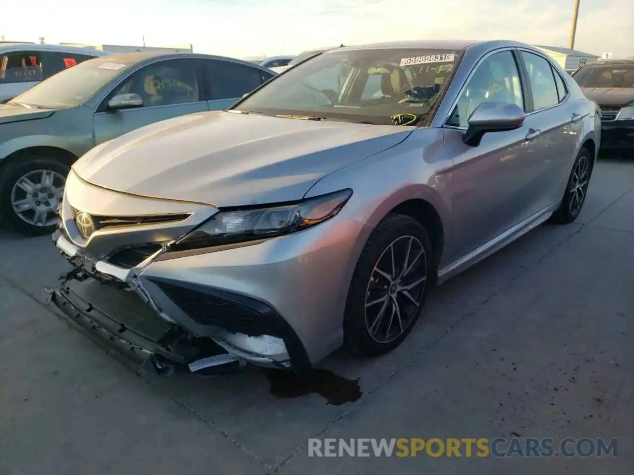 2 Photograph of a damaged car 4T1G11AK3MU572367 TOYOTA CAMRY 2021