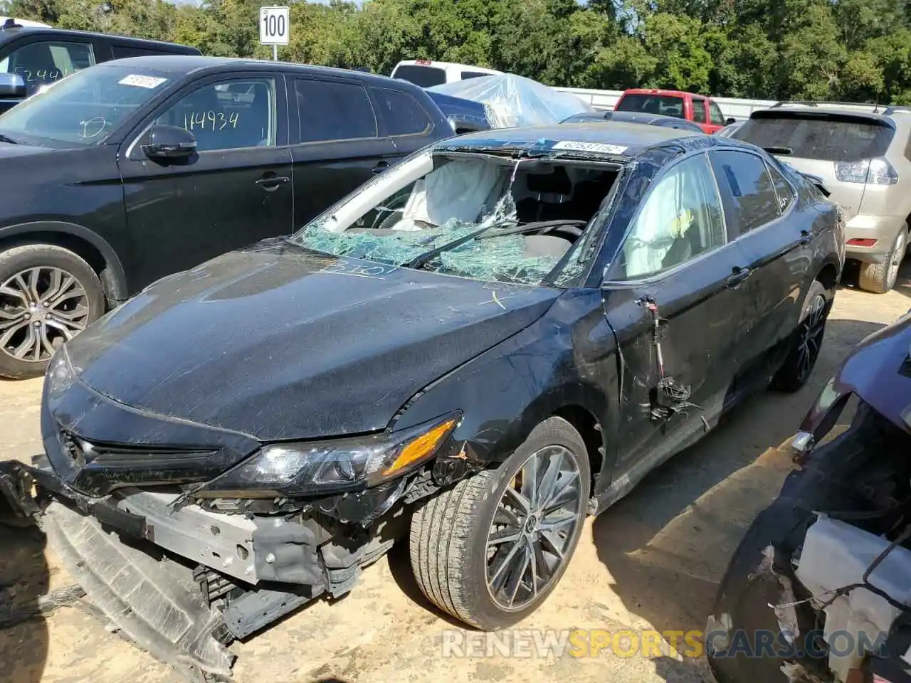 2 Photograph of a damaged car 4T1G11AK3MU583840 TOYOTA CAMRY 2021