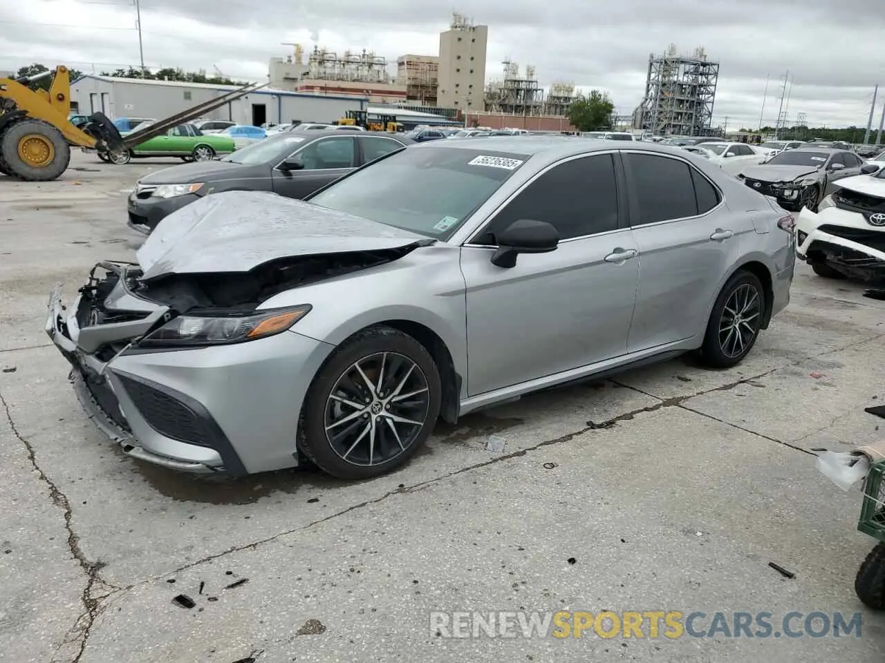 1 Photograph of a damaged car 4T1G11AK3MU591940 TOYOTA CAMRY 2021