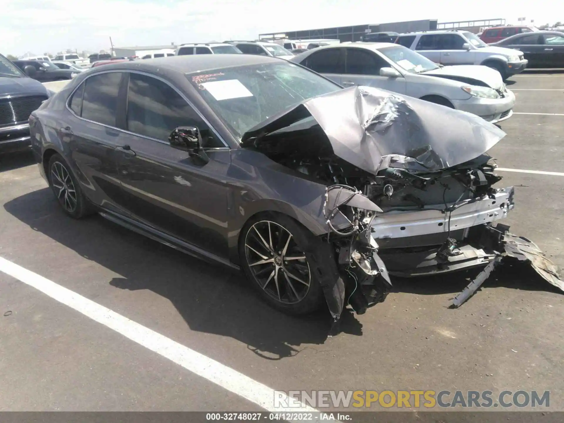 1 Photograph of a damaged car 4T1G11AK3MU605531 TOYOTA CAMRY 2021