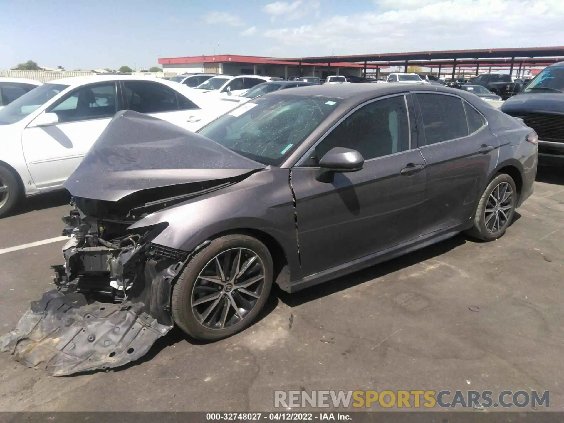 2 Photograph of a damaged car 4T1G11AK3MU605531 TOYOTA CAMRY 2021