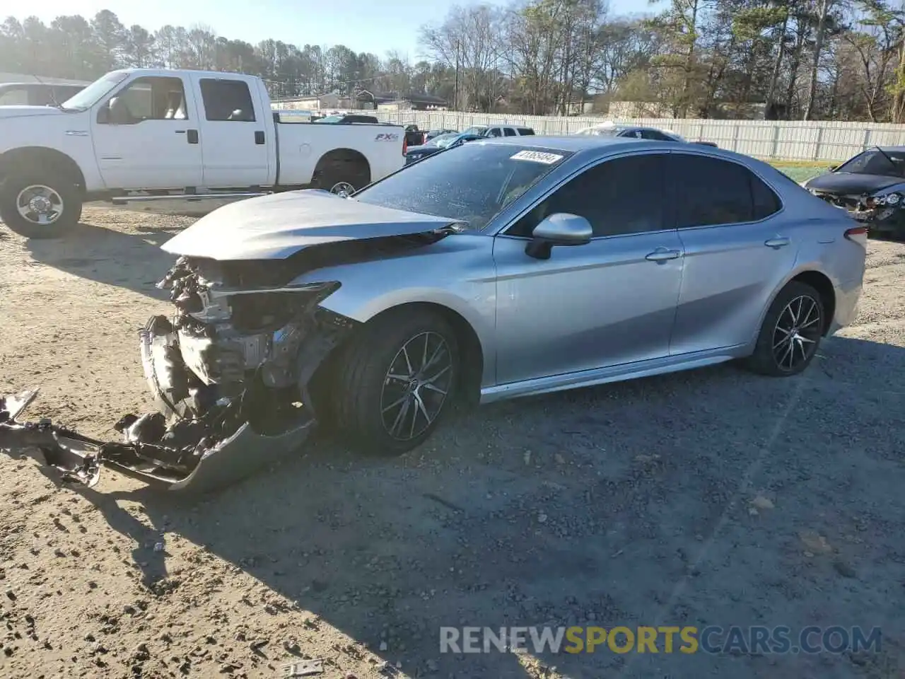 1 Photograph of a damaged car 4T1G11AK3MU607649 TOYOTA CAMRY 2021