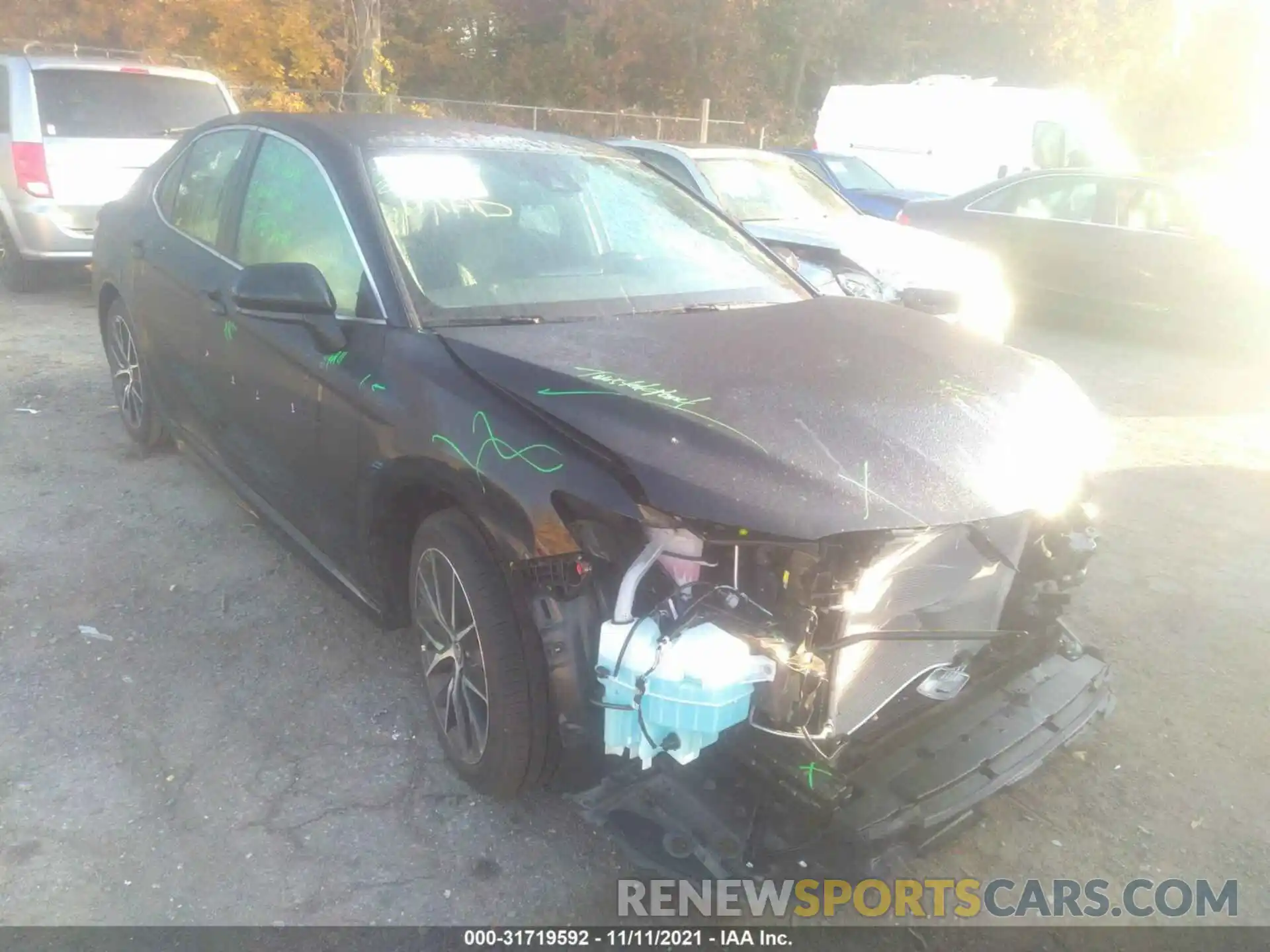 1 Photograph of a damaged car 4T1G11AK4MU402647 TOYOTA CAMRY 2021