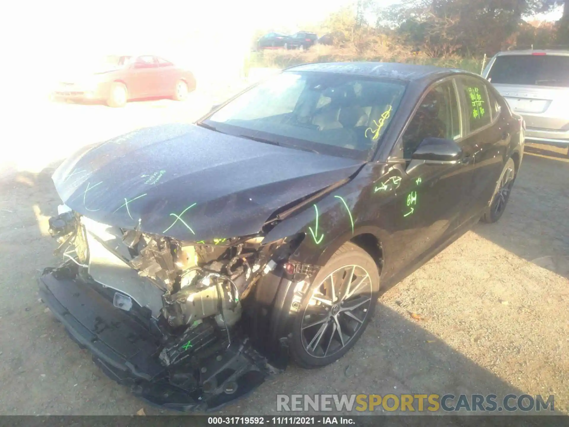 2 Photograph of a damaged car 4T1G11AK4MU402647 TOYOTA CAMRY 2021