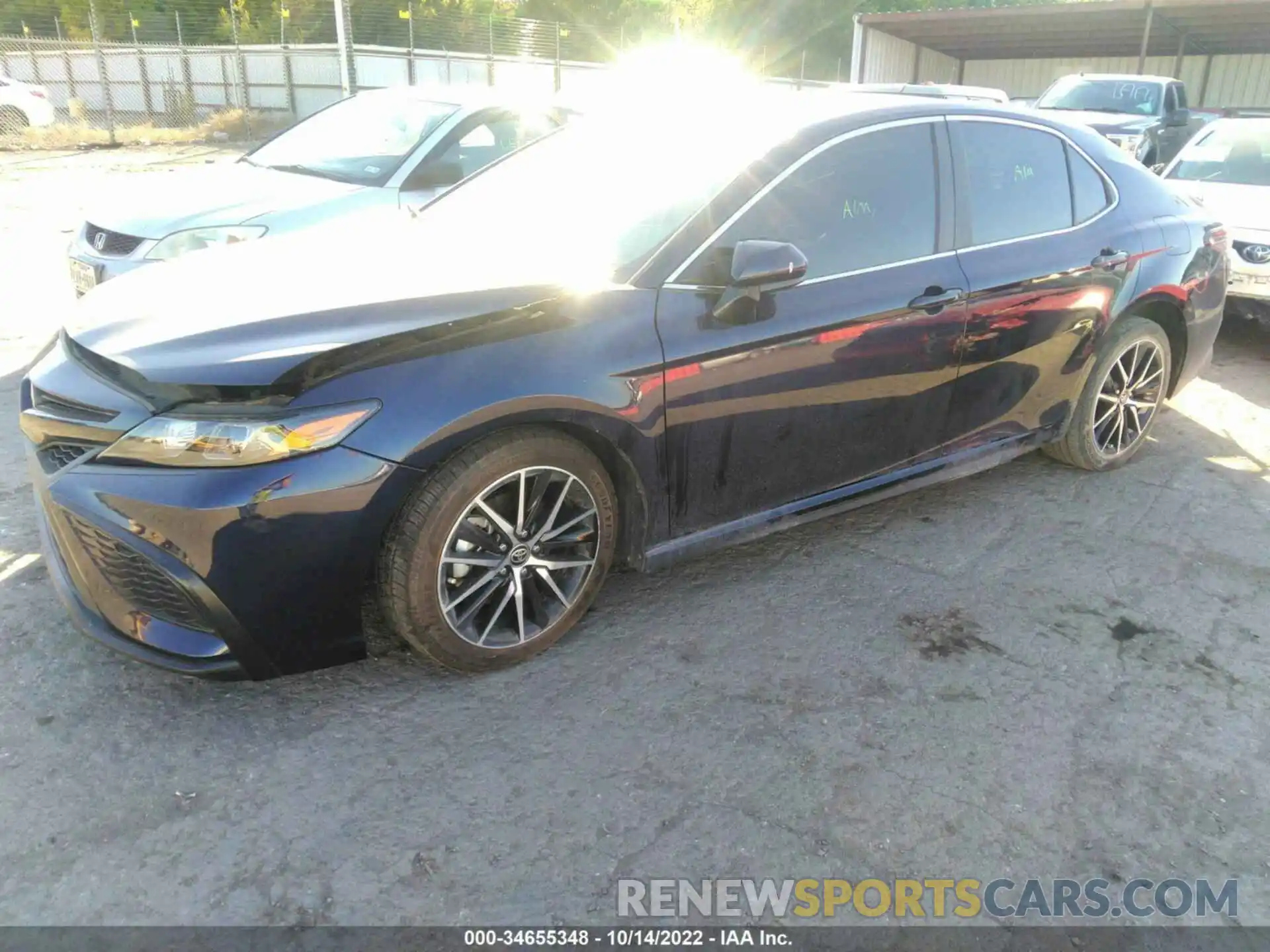 2 Photograph of a damaged car 4T1G11AK4MU403782 TOYOTA CAMRY 2021