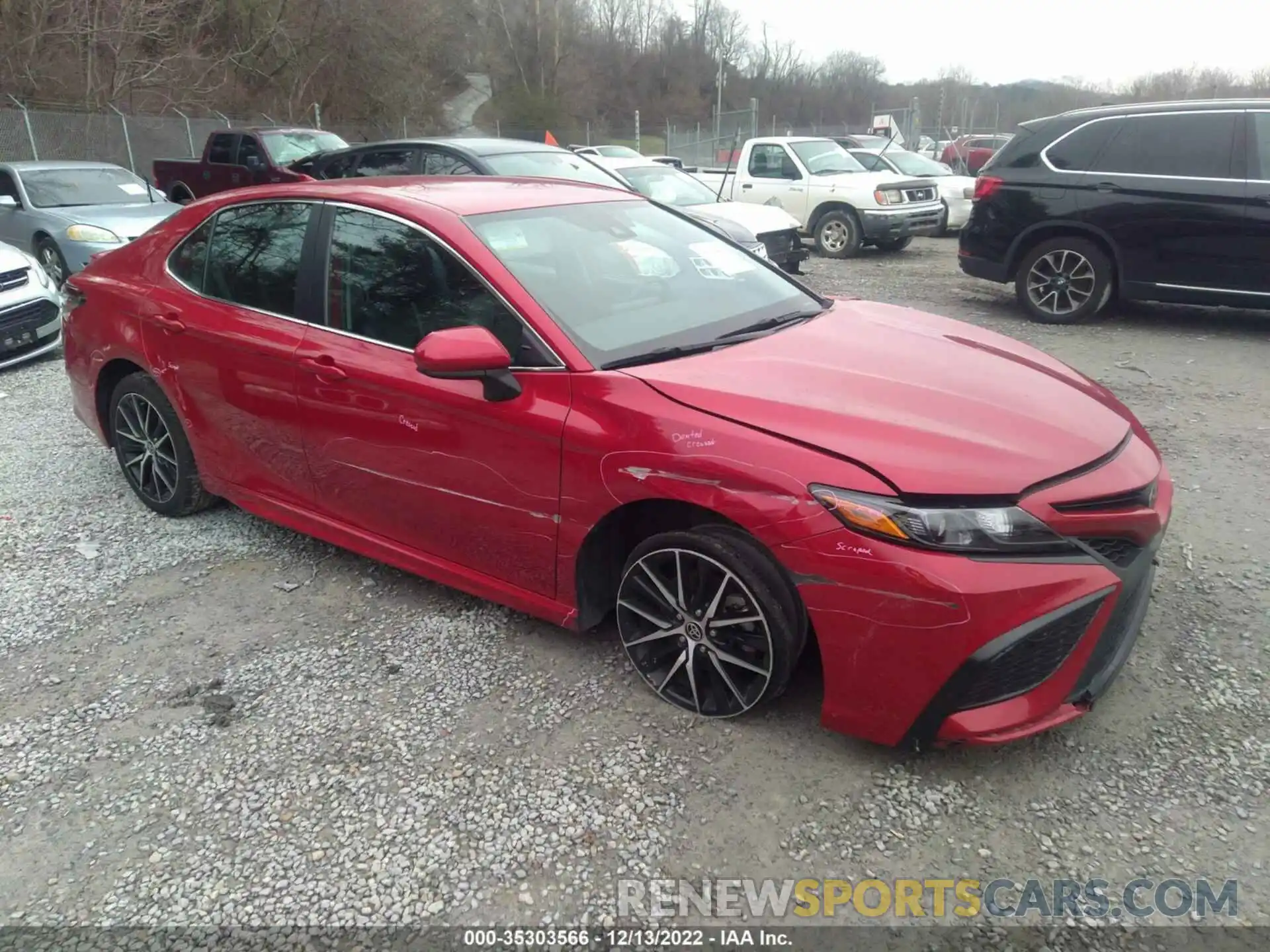 1 Photograph of a damaged car 4T1G11AK4MU406956 TOYOTA CAMRY 2021