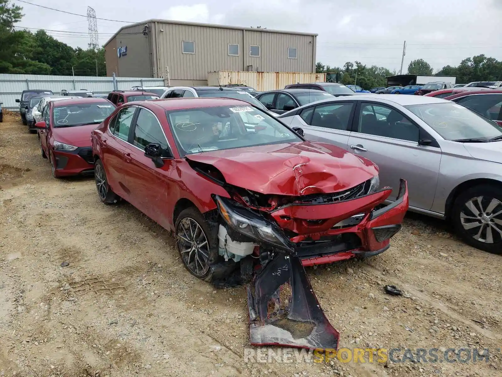 1 Photograph of a damaged car 4T1G11AK4MU410702 TOYOTA CAMRY 2021