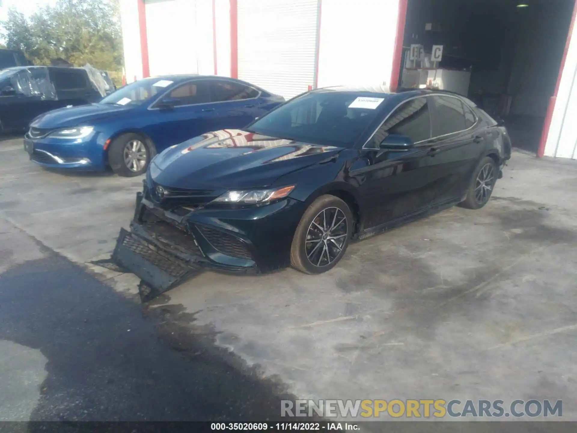 2 Photograph of a damaged car 4T1G11AK4MU417973 TOYOTA CAMRY 2021