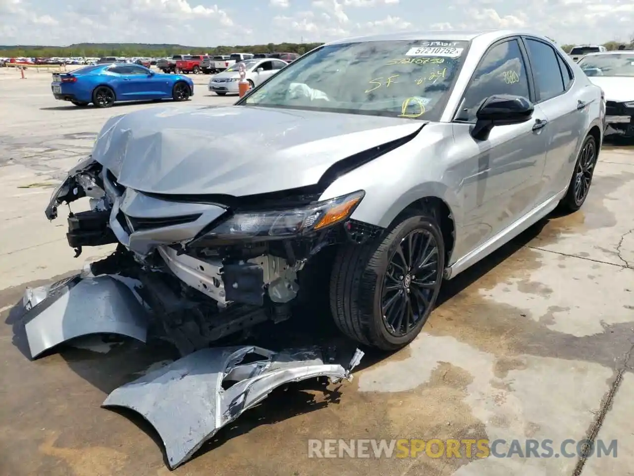 2 Photograph of a damaged car 4T1G11AK4MU428956 TOYOTA CAMRY 2021