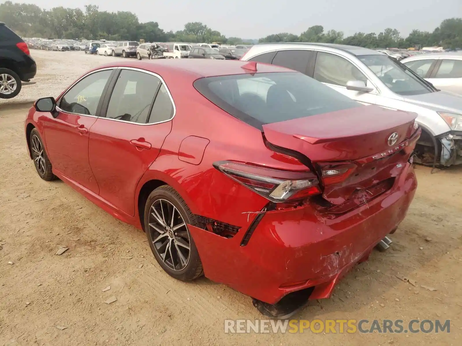 3 Photograph of a damaged car 4T1G11AK4MU448544 TOYOTA CAMRY 2021