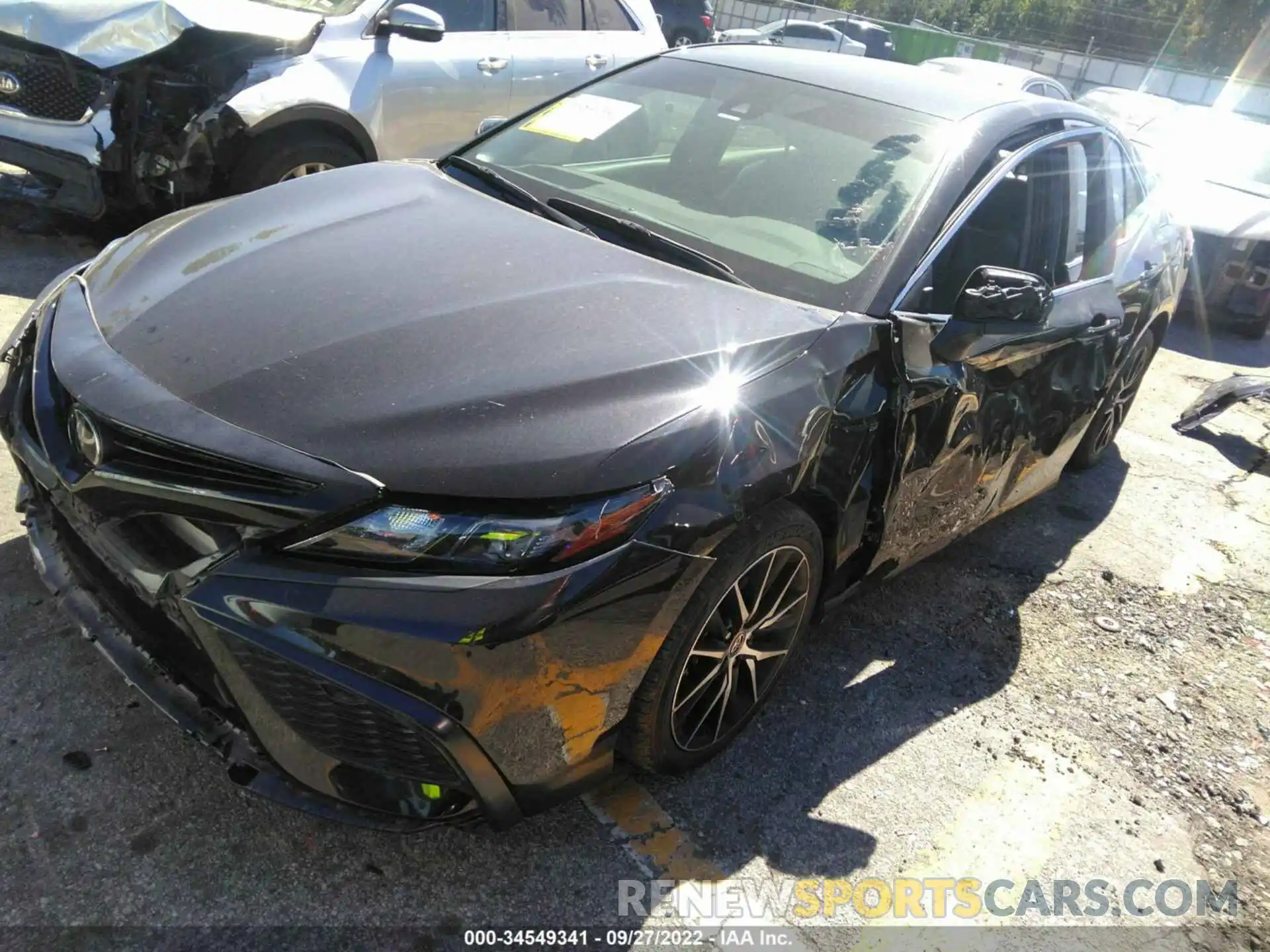 2 Photograph of a damaged car 4T1G11AK4MU455042 TOYOTA CAMRY 2021