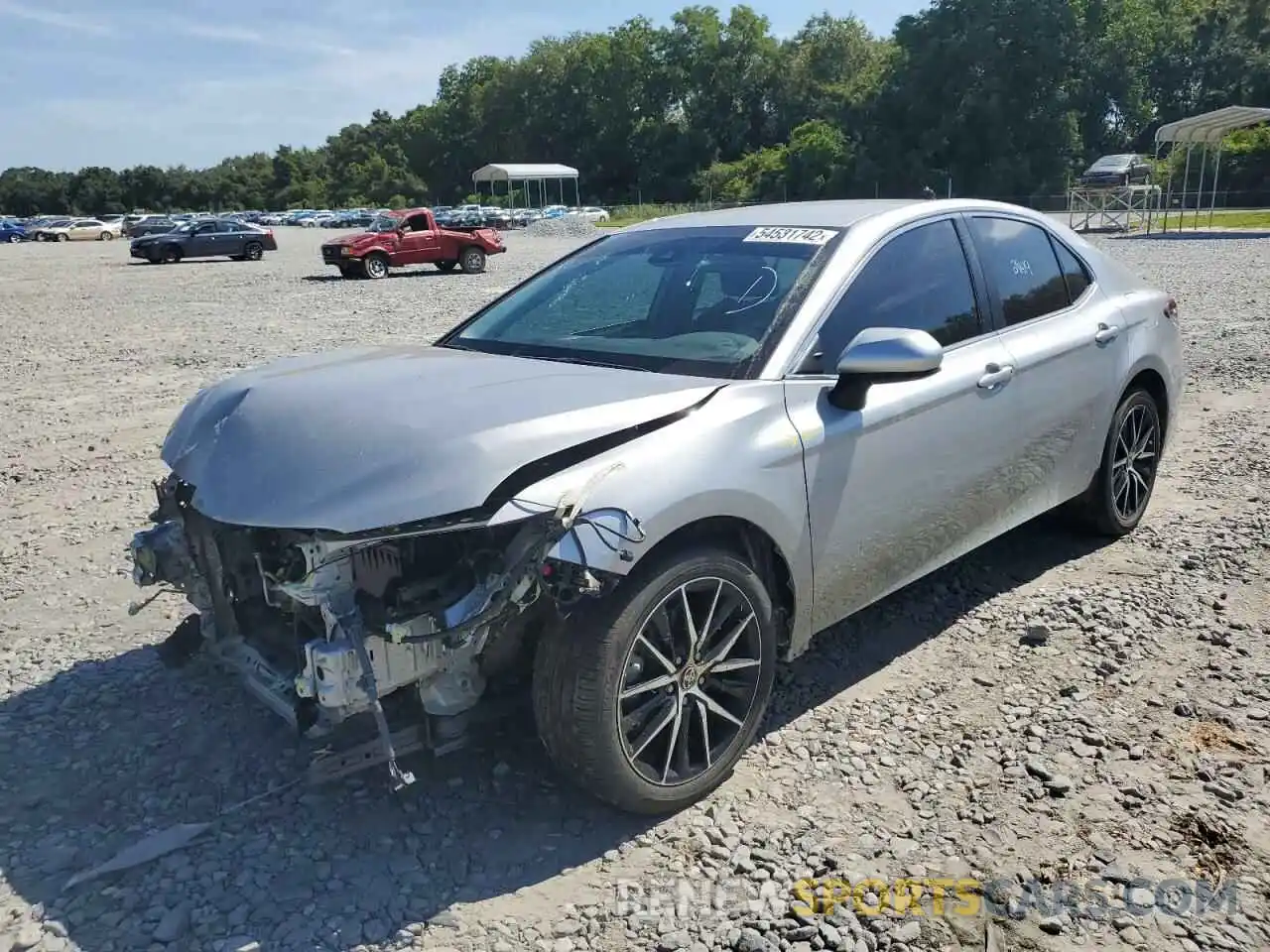 2 Photograph of a damaged car 4T1G11AK4MU460659 TOYOTA CAMRY 2021