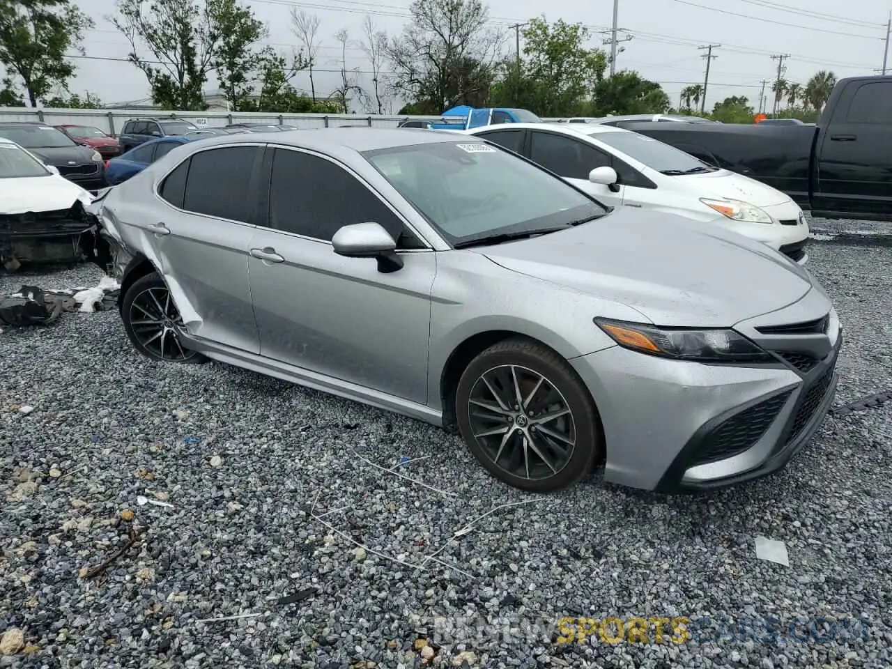 4 Photograph of a damaged car 4T1G11AK4MU484203 TOYOTA CAMRY 2021