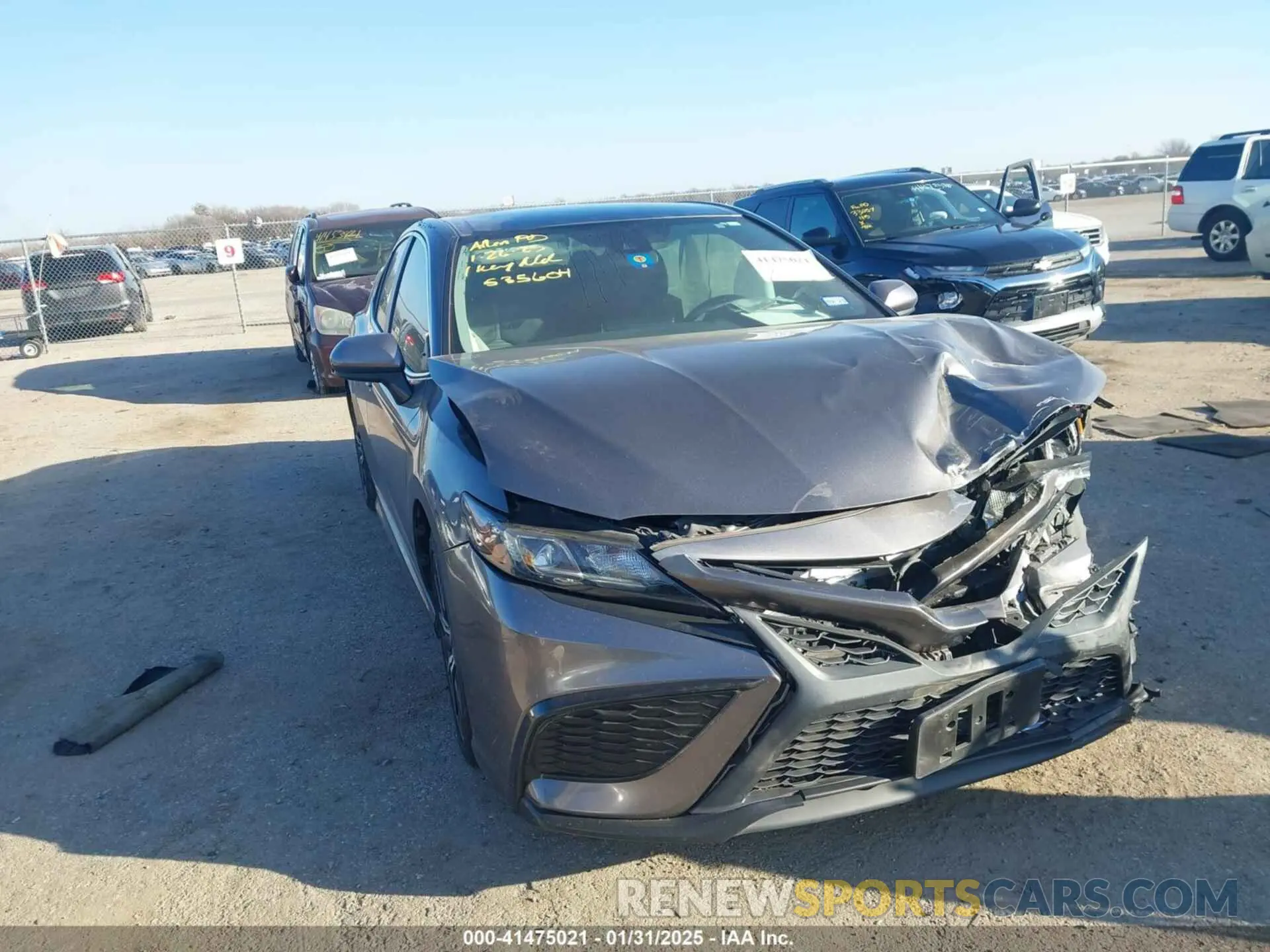 1 Photograph of a damaged car 4T1G11AK4MU535604 TOYOTA CAMRY 2021
