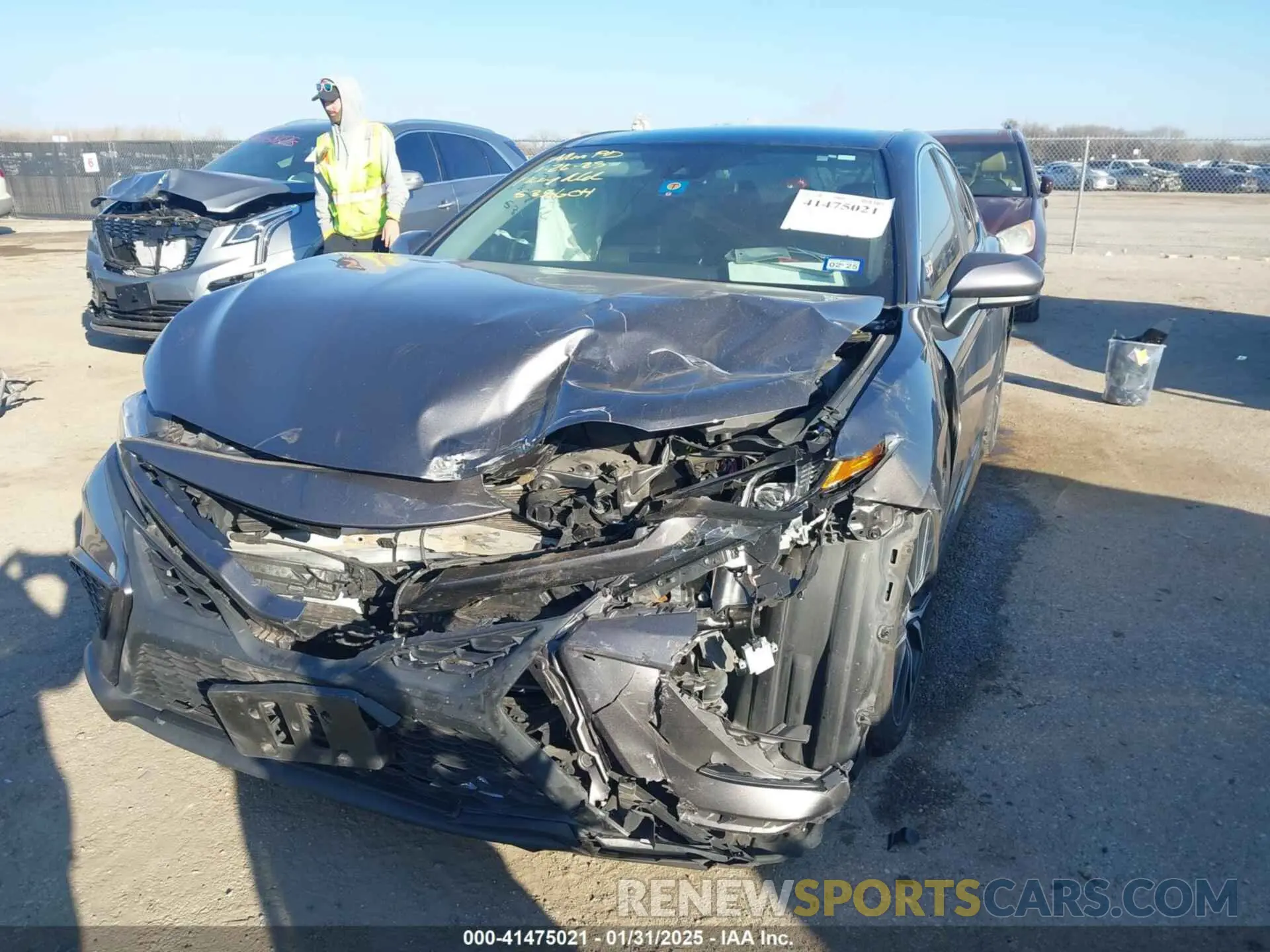 2 Photograph of a damaged car 4T1G11AK4MU535604 TOYOTA CAMRY 2021