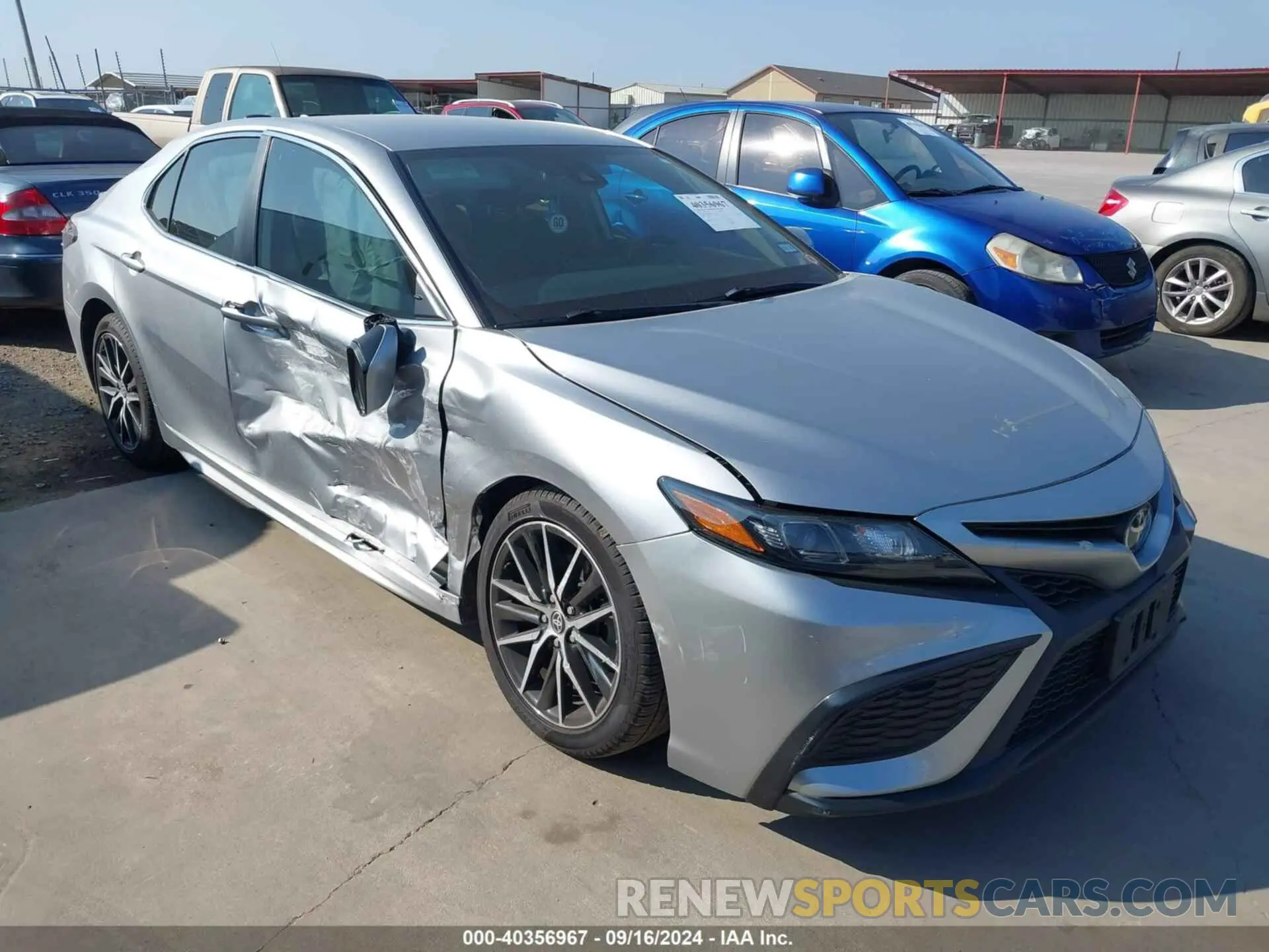 1 Photograph of a damaged car 4T1G11AK4MU542651 TOYOTA CAMRY 2021