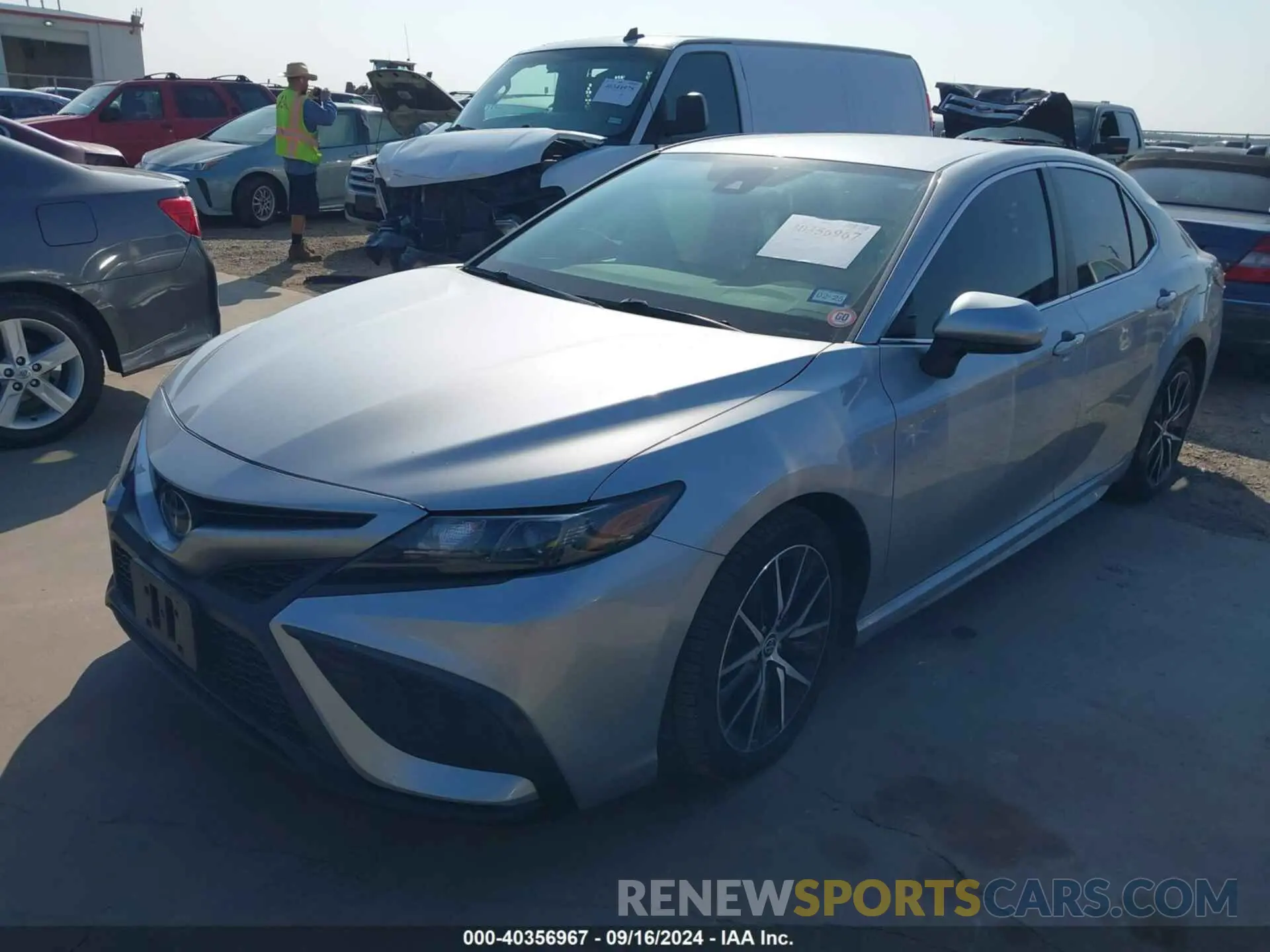2 Photograph of a damaged car 4T1G11AK4MU542651 TOYOTA CAMRY 2021
