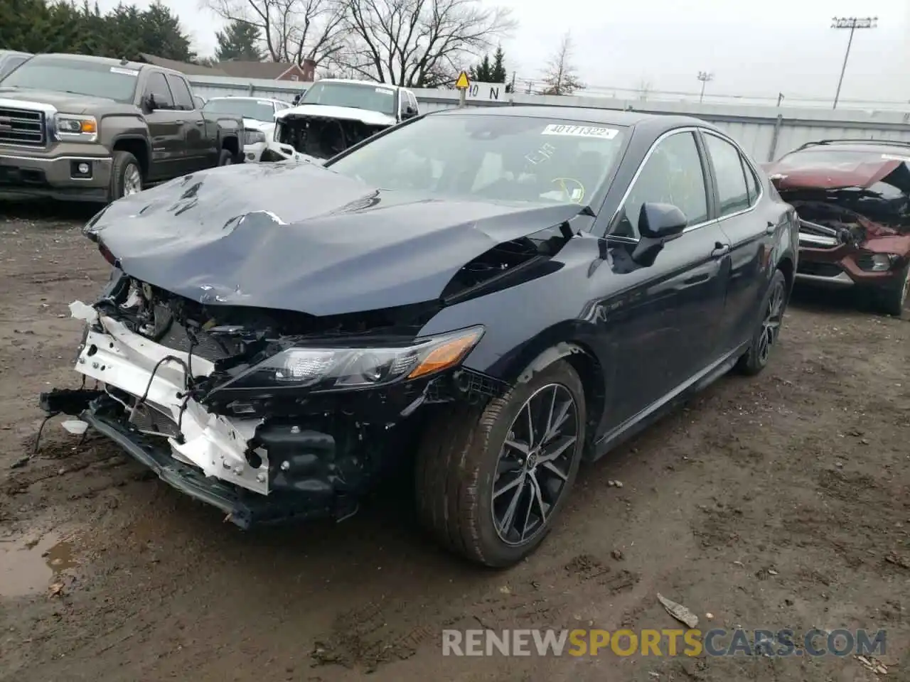 2 Photograph of a damaged car 4T1G11AK4MU584236 TOYOTA CAMRY 2021