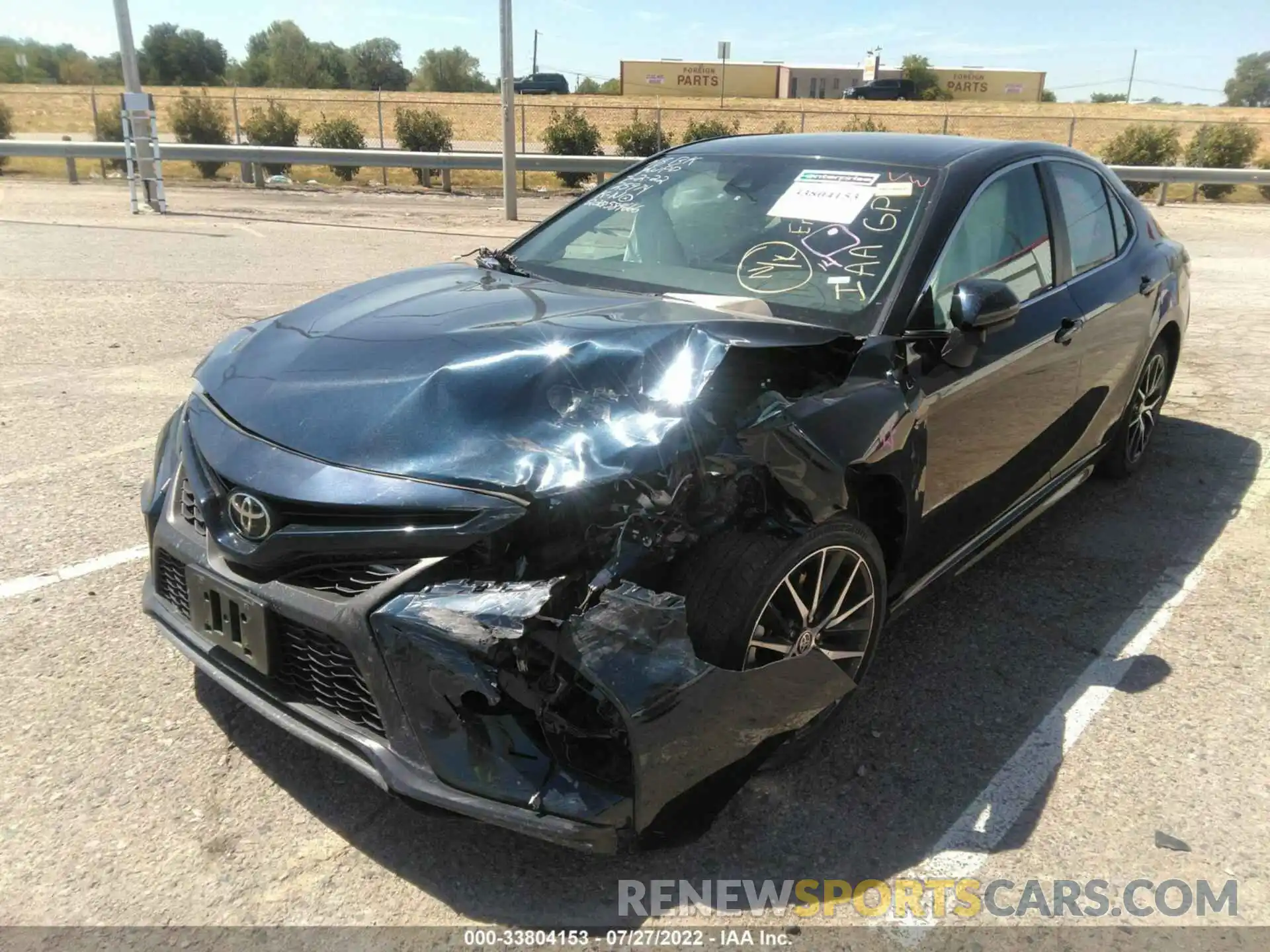 2 Photograph of a damaged car 4T1G11AK4MU598802 TOYOTA CAMRY 2021