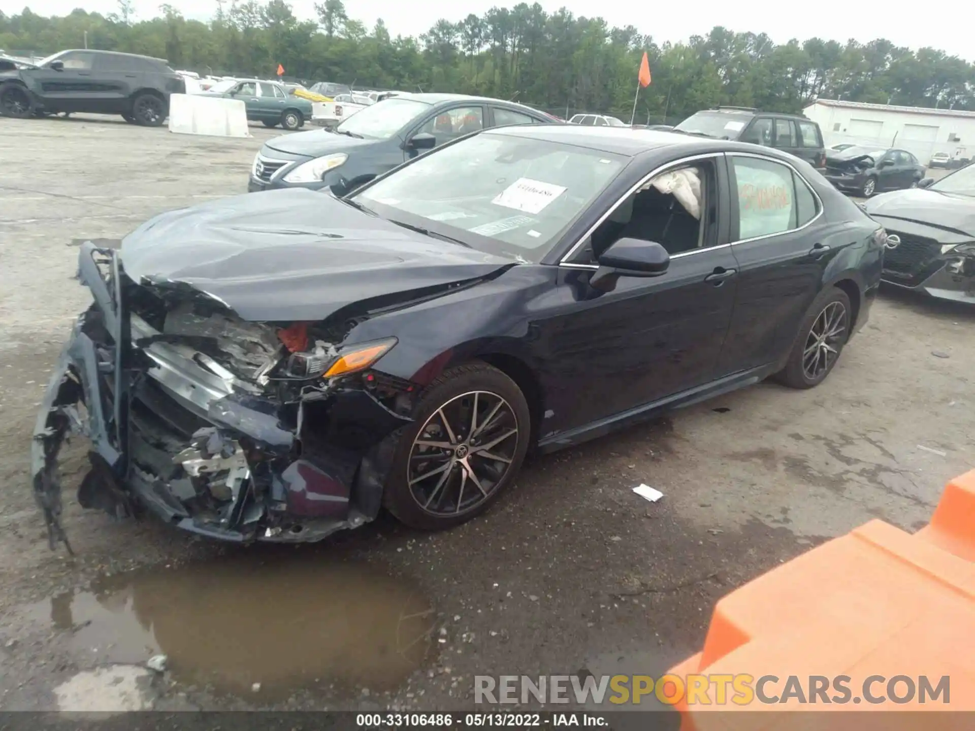 2 Photograph of a damaged car 4T1G11AK4MU606199 TOYOTA CAMRY 2021