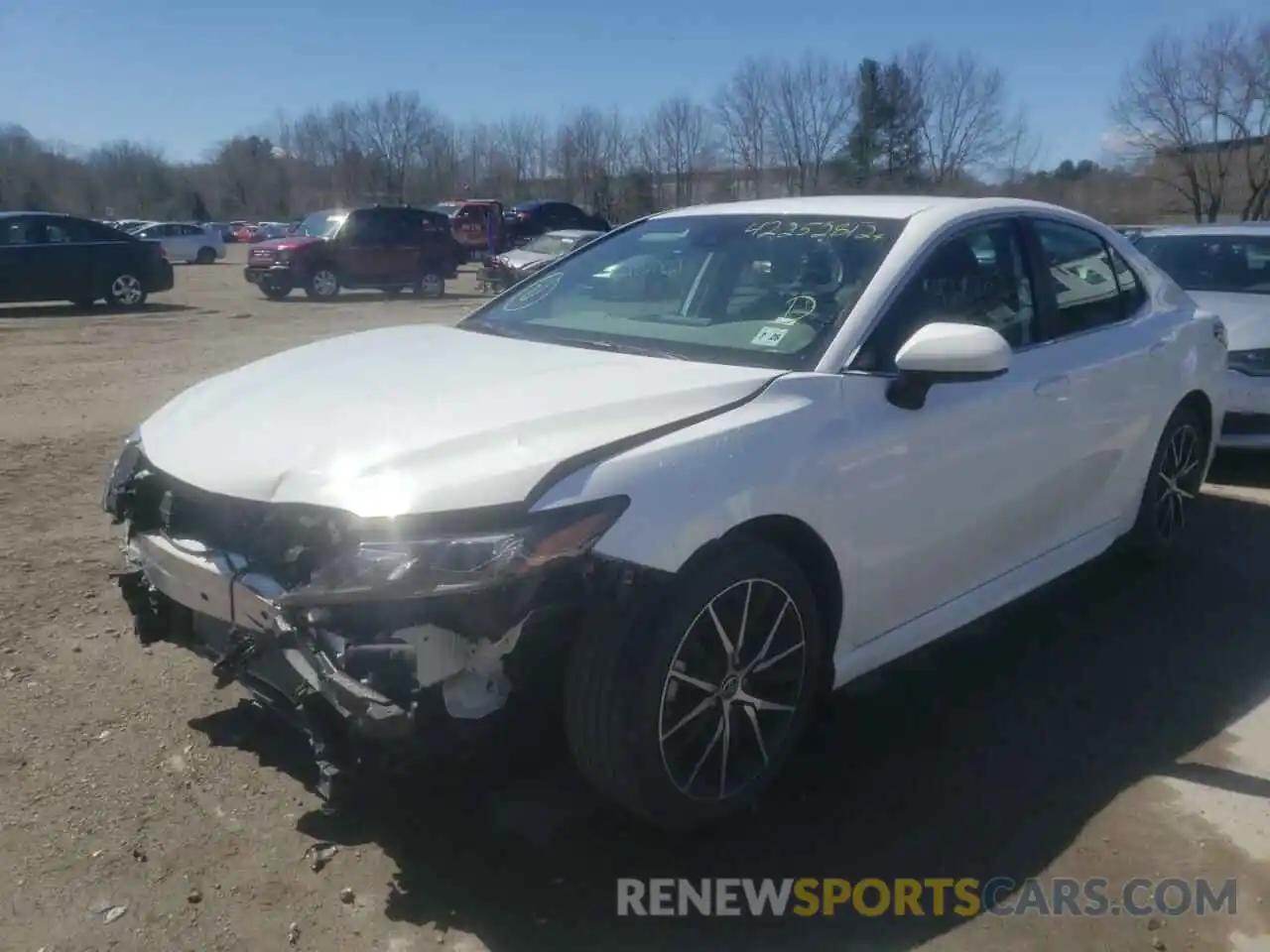 2 Photograph of a damaged car 4T1G11AK4MU609202 TOYOTA CAMRY 2021