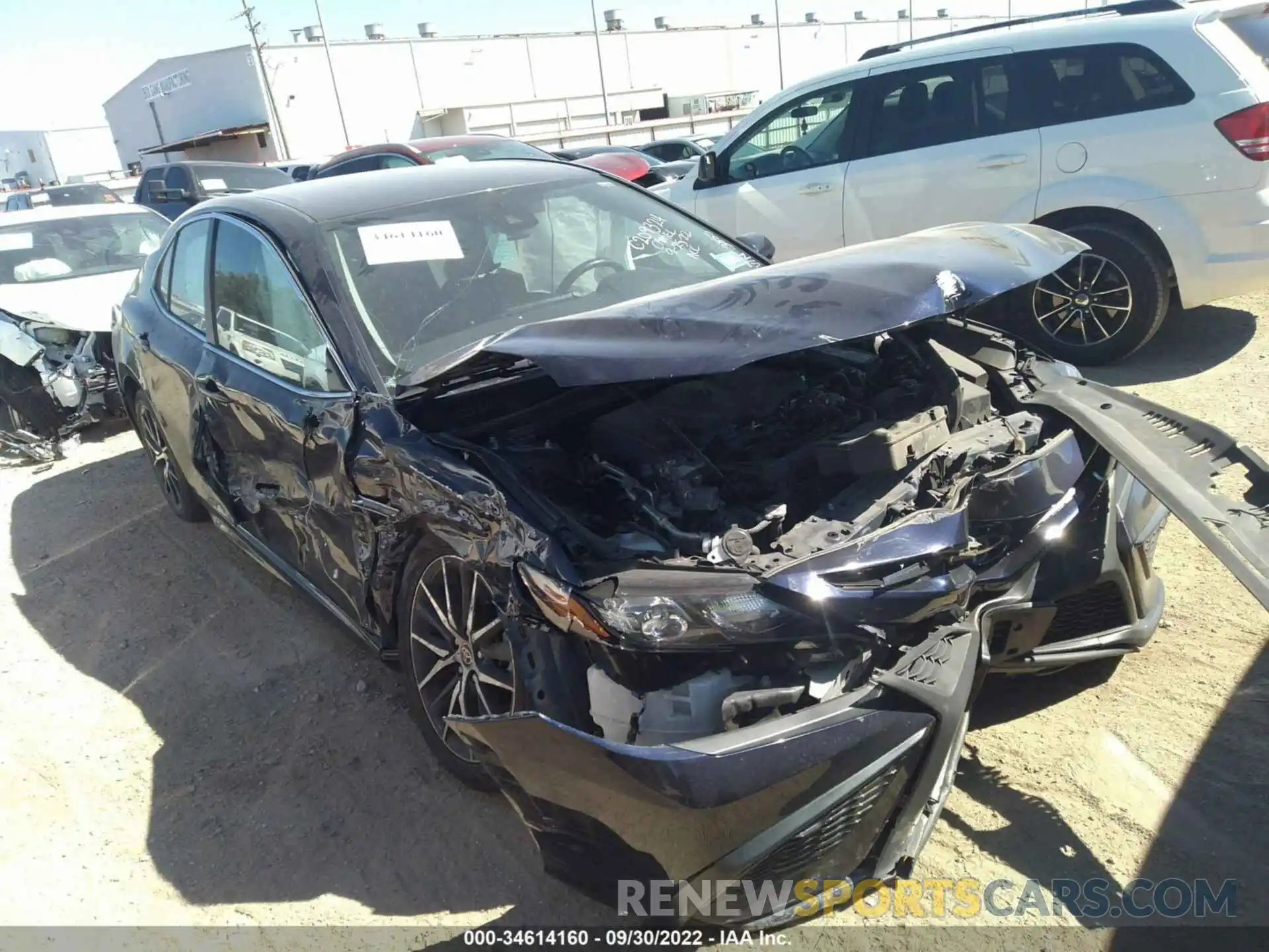 1 Photograph of a damaged car 4T1G11AK5MU403855 TOYOTA CAMRY 2021