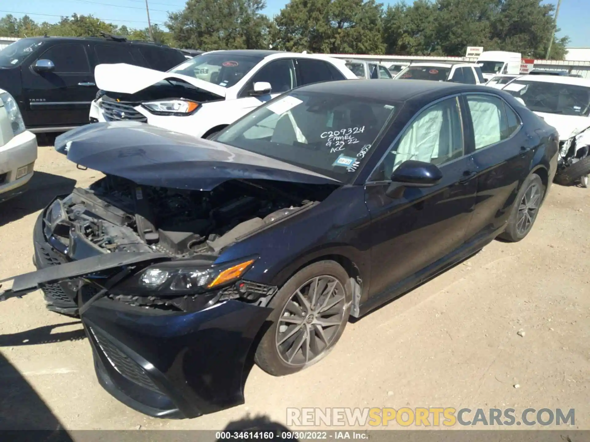 2 Photograph of a damaged car 4T1G11AK5MU403855 TOYOTA CAMRY 2021