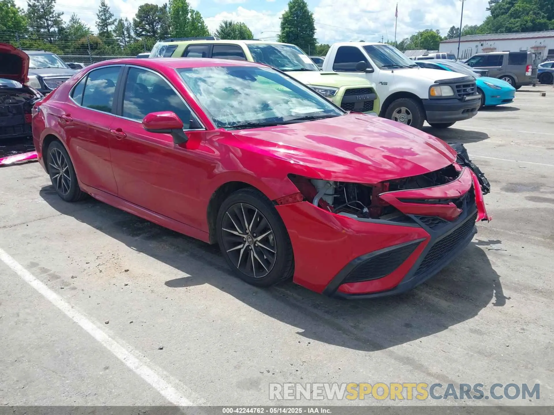 1 Photograph of a damaged car 4T1G11AK5MU407274 TOYOTA CAMRY 2021