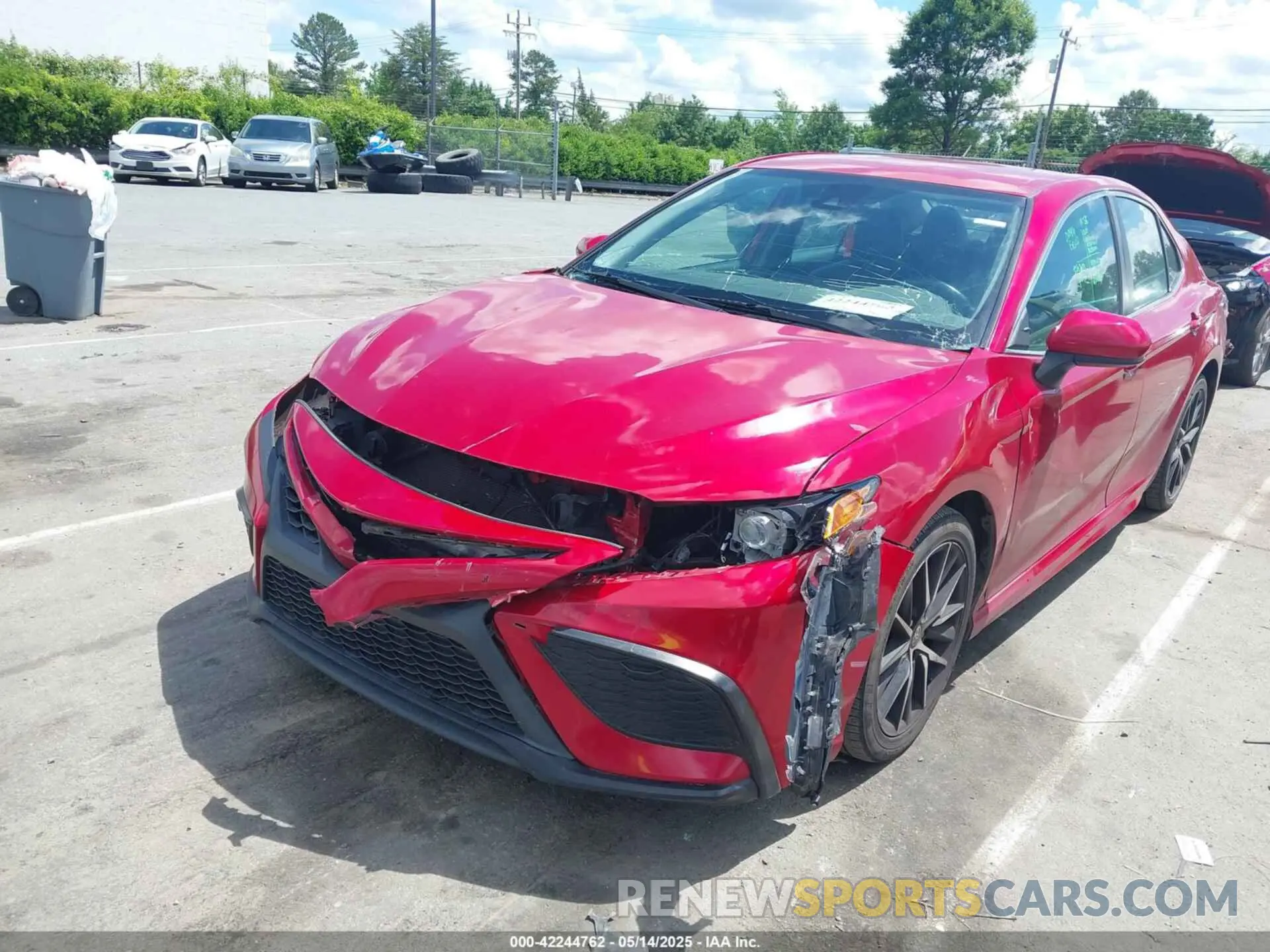 2 Photograph of a damaged car 4T1G11AK5MU407274 TOYOTA CAMRY 2021