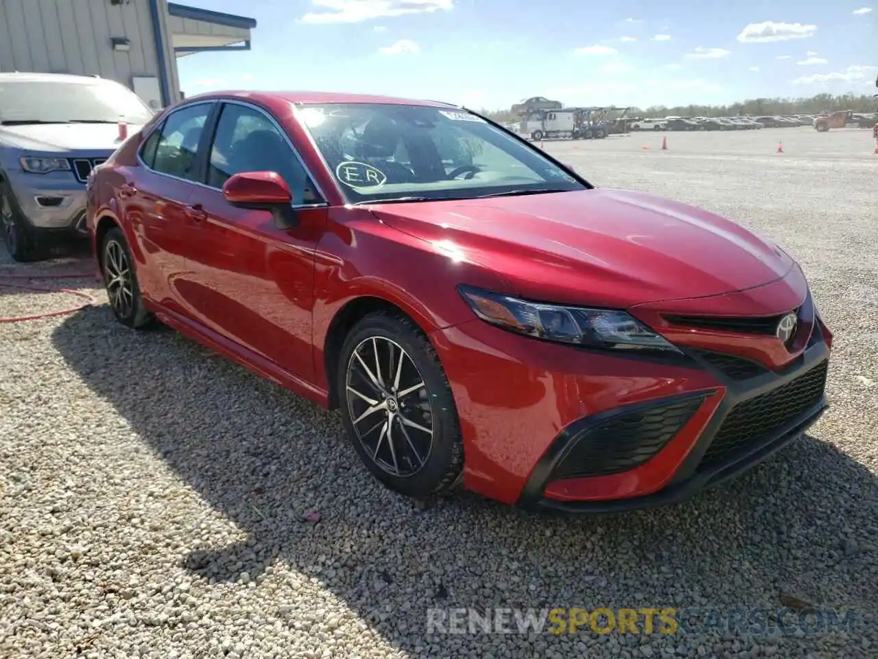 1 Photograph of a damaged car 4T1G11AK5MU427590 TOYOTA CAMRY 2021