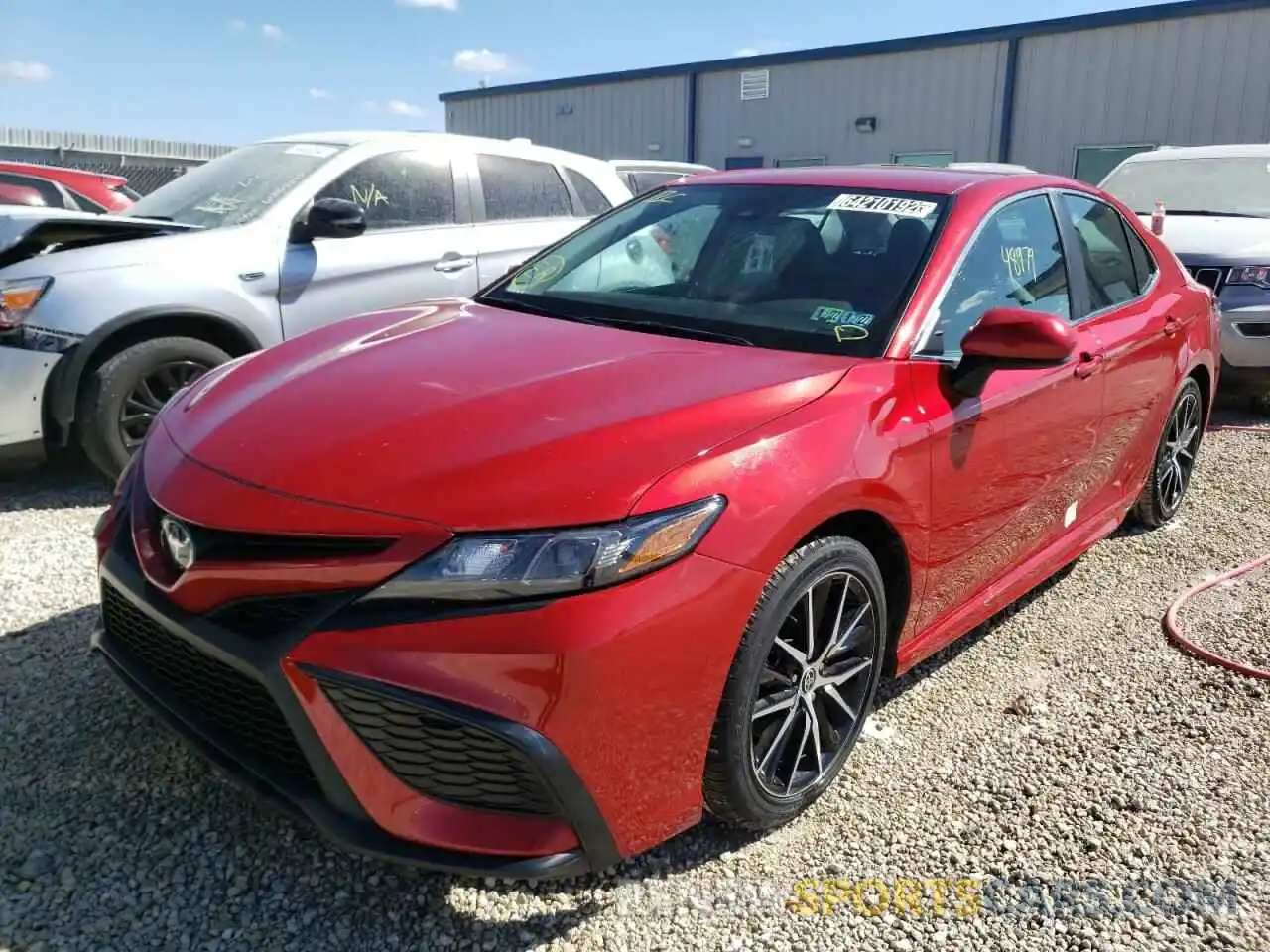 2 Photograph of a damaged car 4T1G11AK5MU427590 TOYOTA CAMRY 2021