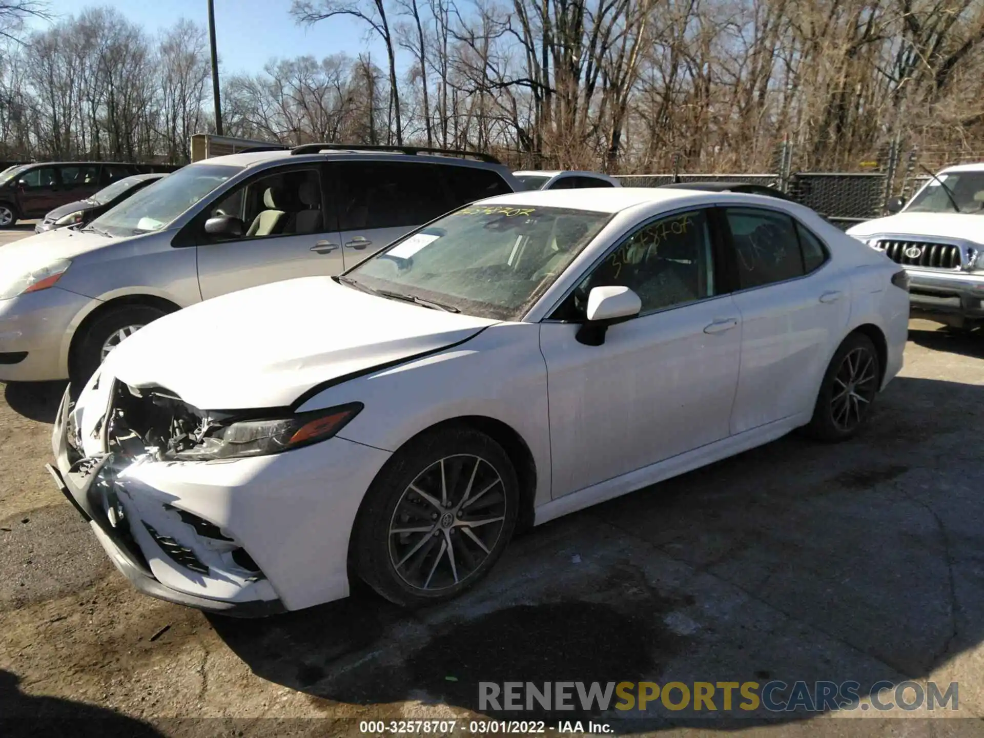 2 Photograph of a damaged car 4T1G11AK5MU454093 TOYOTA CAMRY 2021