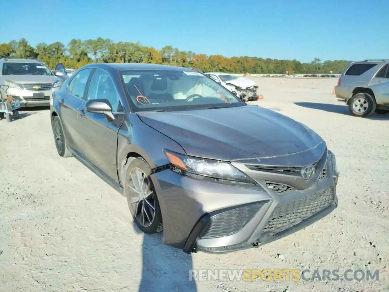 1 Photograph of a damaged car 4T1G11AK5MU455275 TOYOTA CAMRY 2021