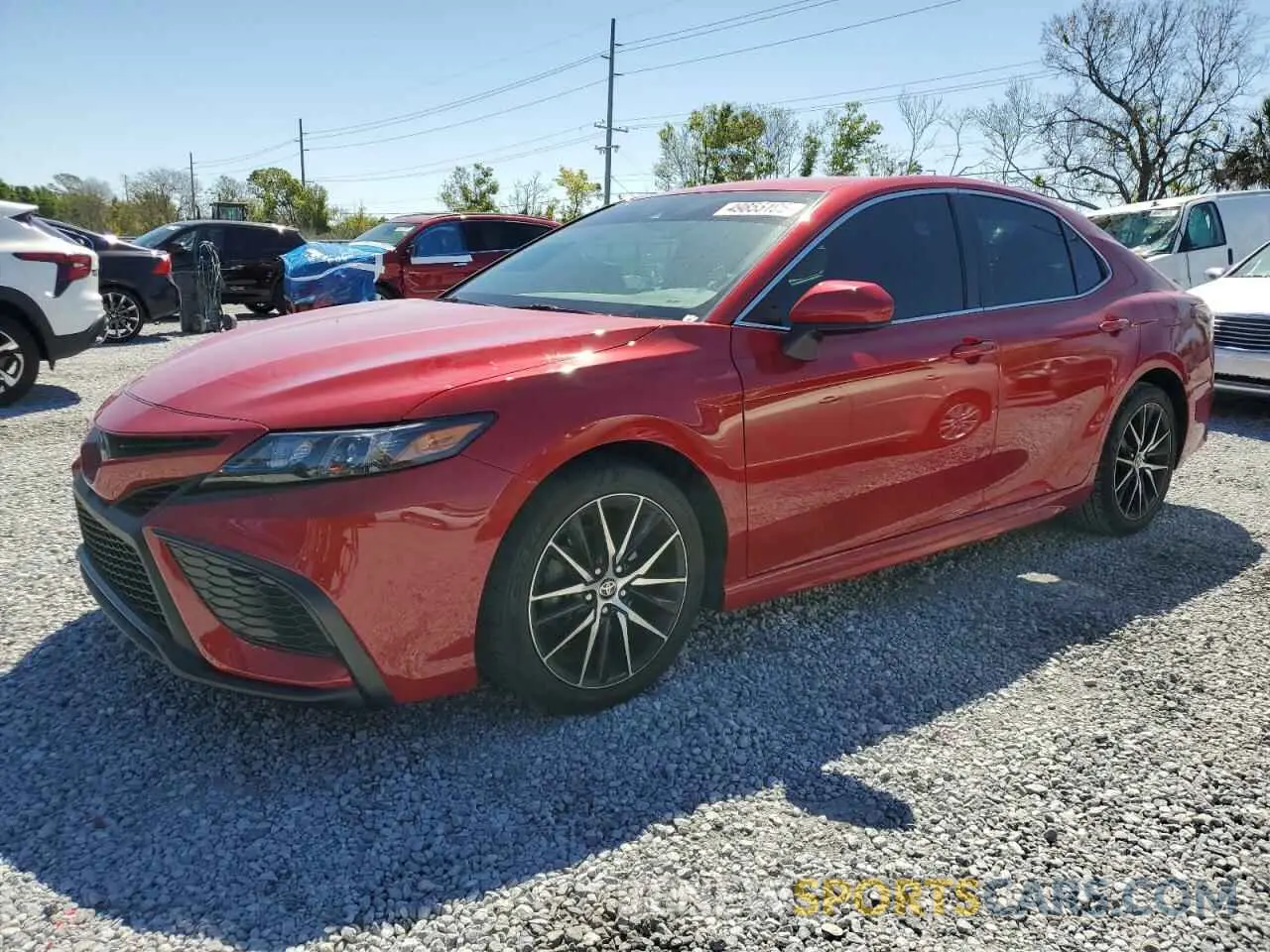 1 Photograph of a damaged car 4T1G11AK5MU458709 TOYOTA CAMRY 2021
