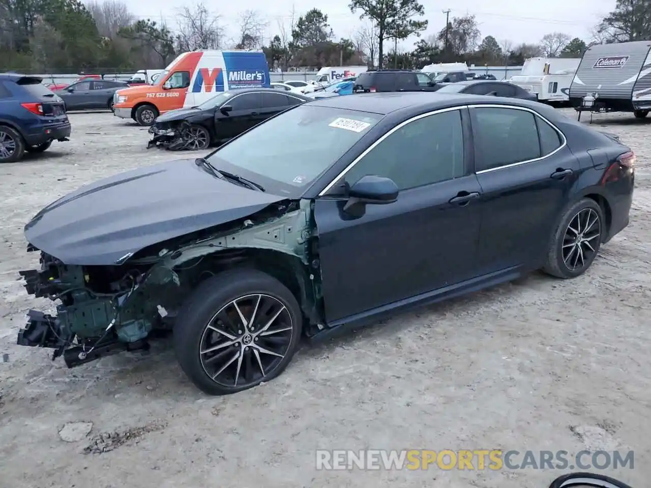 1 Photograph of a damaged car 4T1G11AK5MU468219 TOYOTA CAMRY 2021