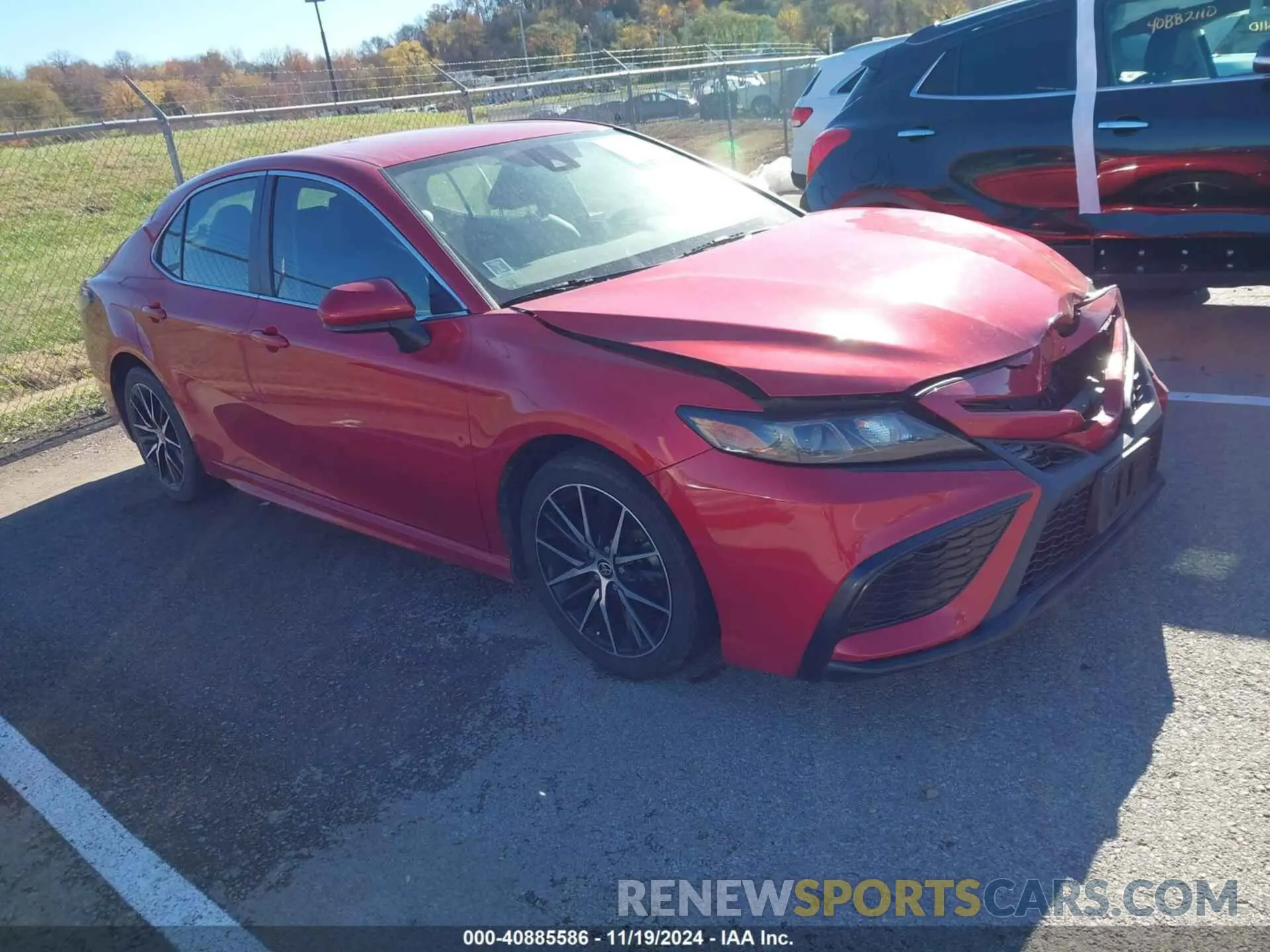 1 Photograph of a damaged car 4T1G11AK5MU481701 TOYOTA CAMRY 2021
