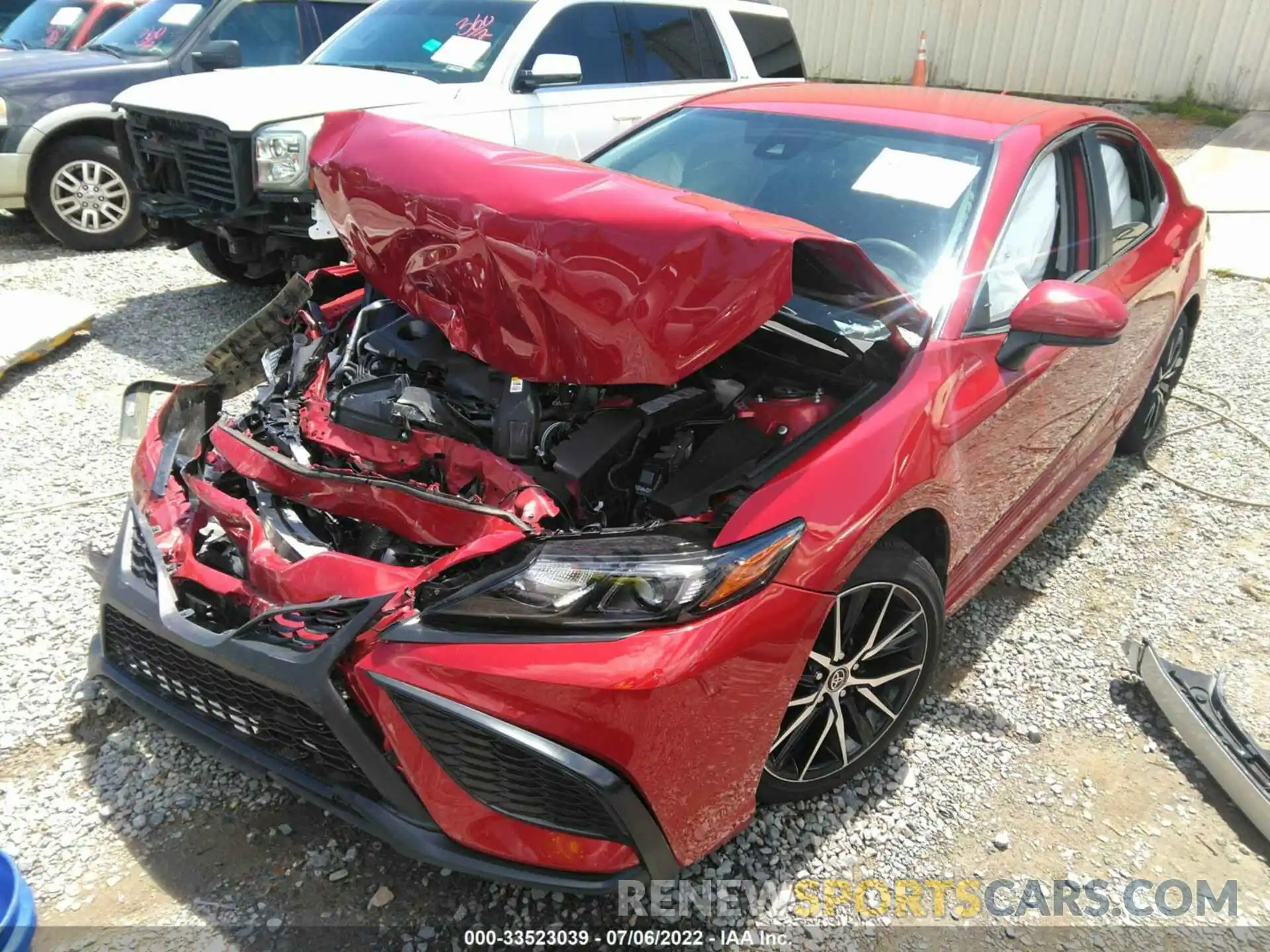 2 Photograph of a damaged car 4T1G11AK5MU487143 TOYOTA CAMRY 2021