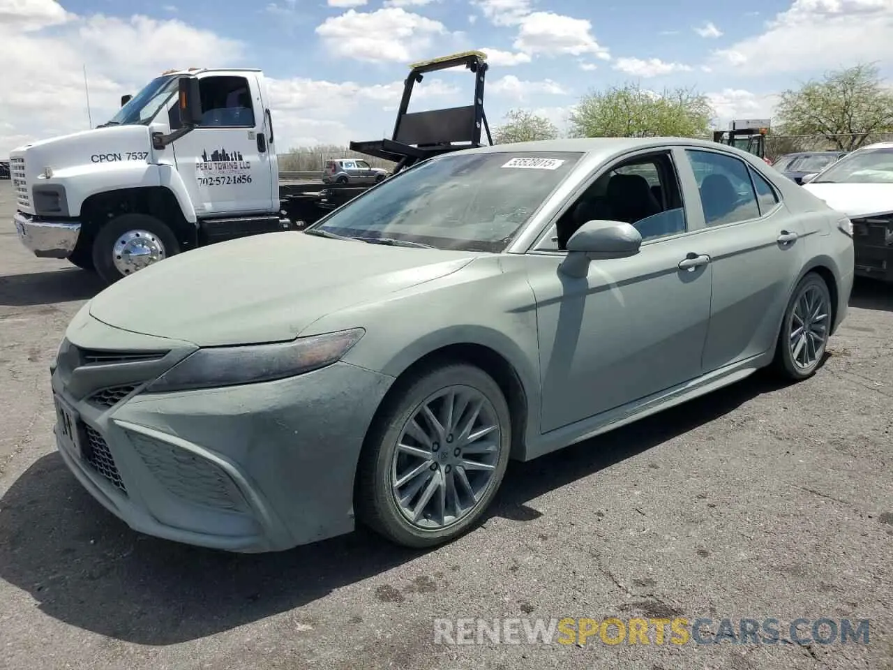 1 Photograph of a damaged car 4T1G11AK5MU544859 TOYOTA CAMRY 2021