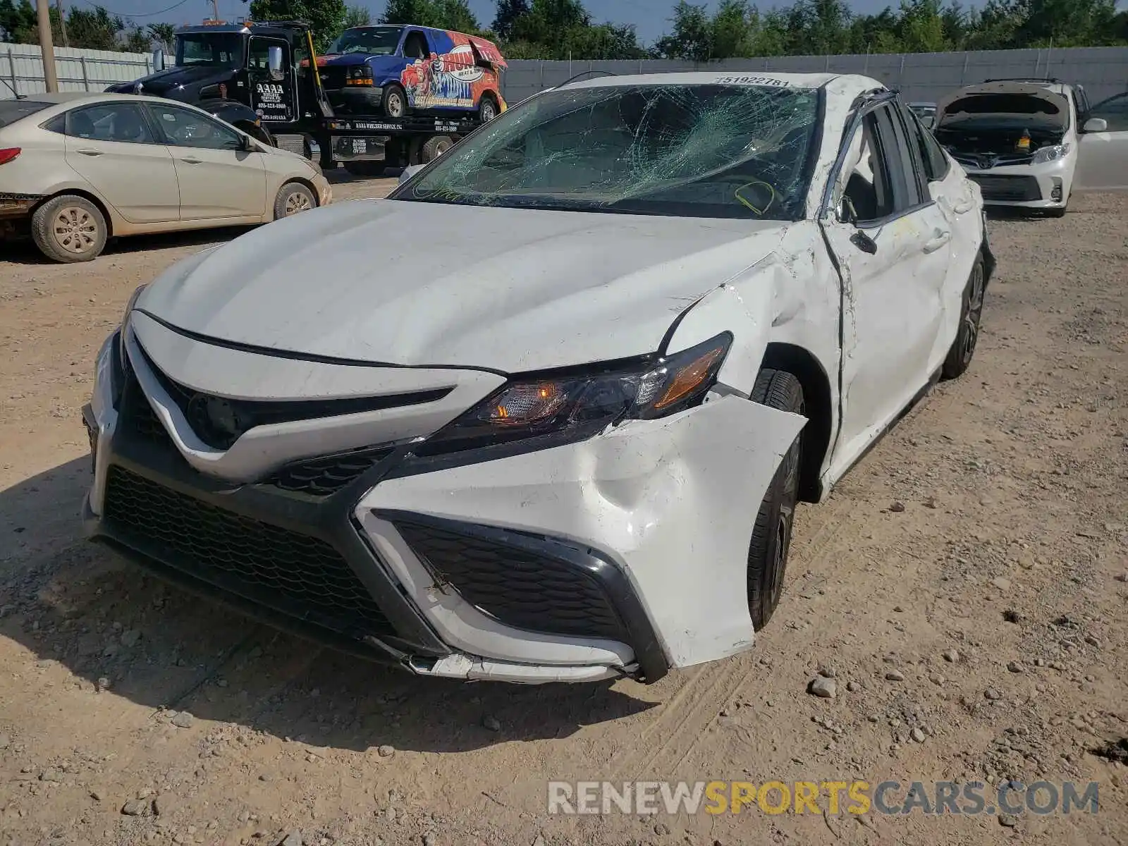 2 Photograph of a damaged car 4T1G11AK5MU569051 TOYOTA CAMRY 2021