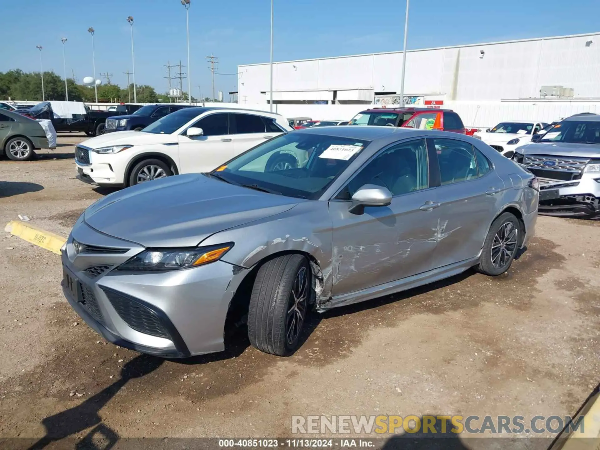 2 Photograph of a damaged car 4T1G11AK5MU586044 TOYOTA CAMRY 2021
