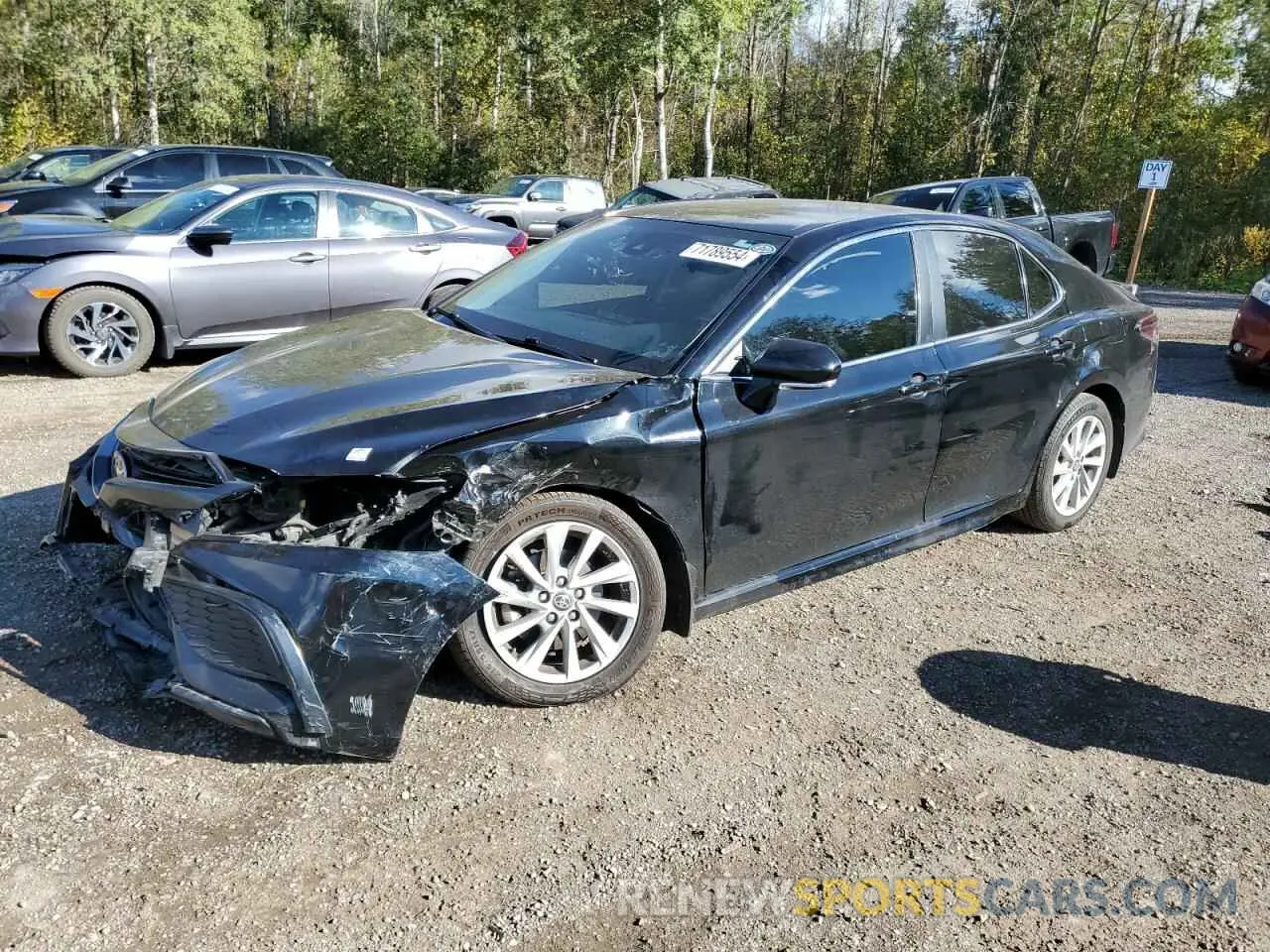 1 Photograph of a damaged car 4T1G11AK5MU595715 TOYOTA CAMRY 2021