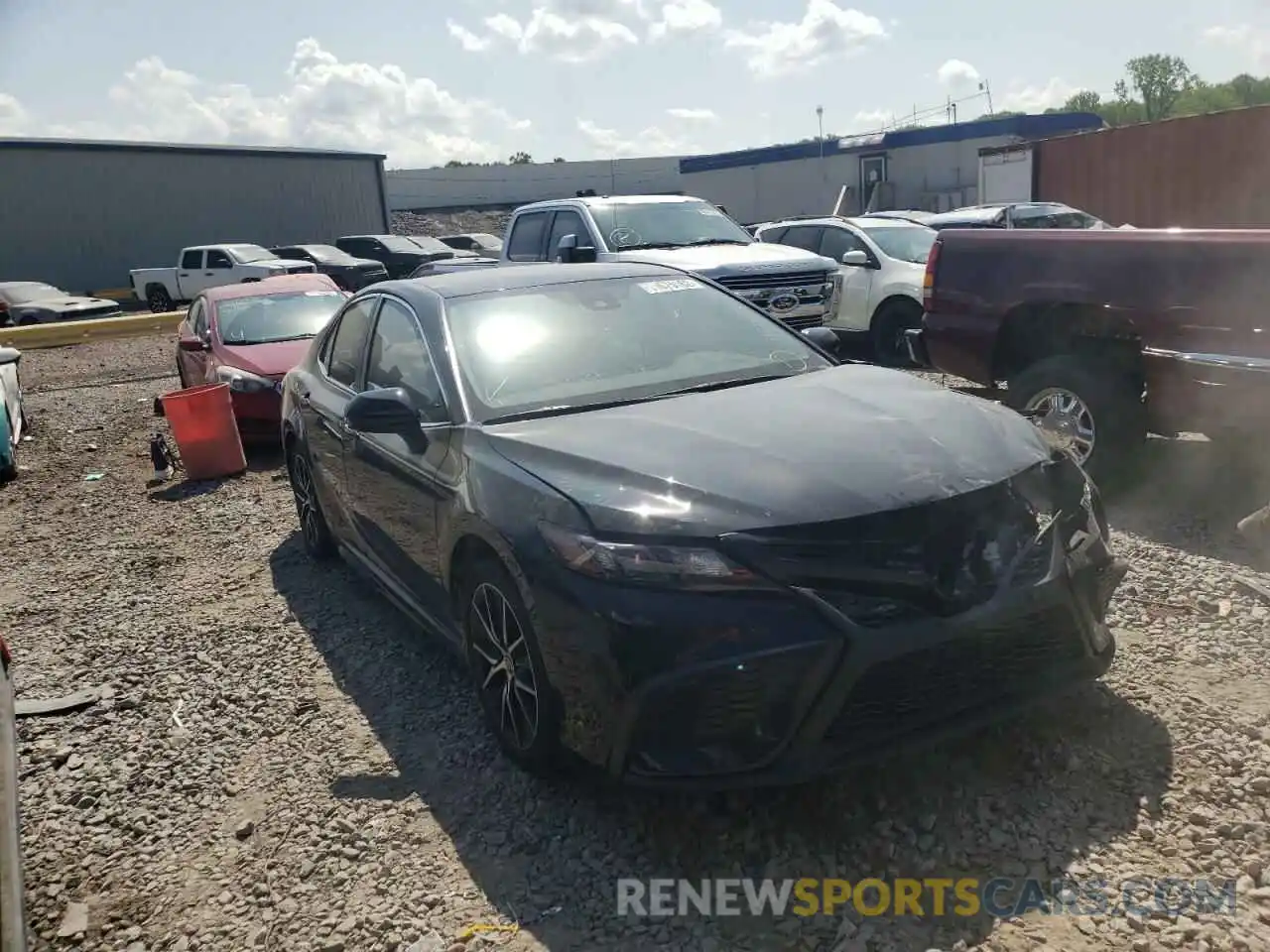 1 Photograph of a damaged car 4T1G11AK5MU609080 TOYOTA CAMRY 2021