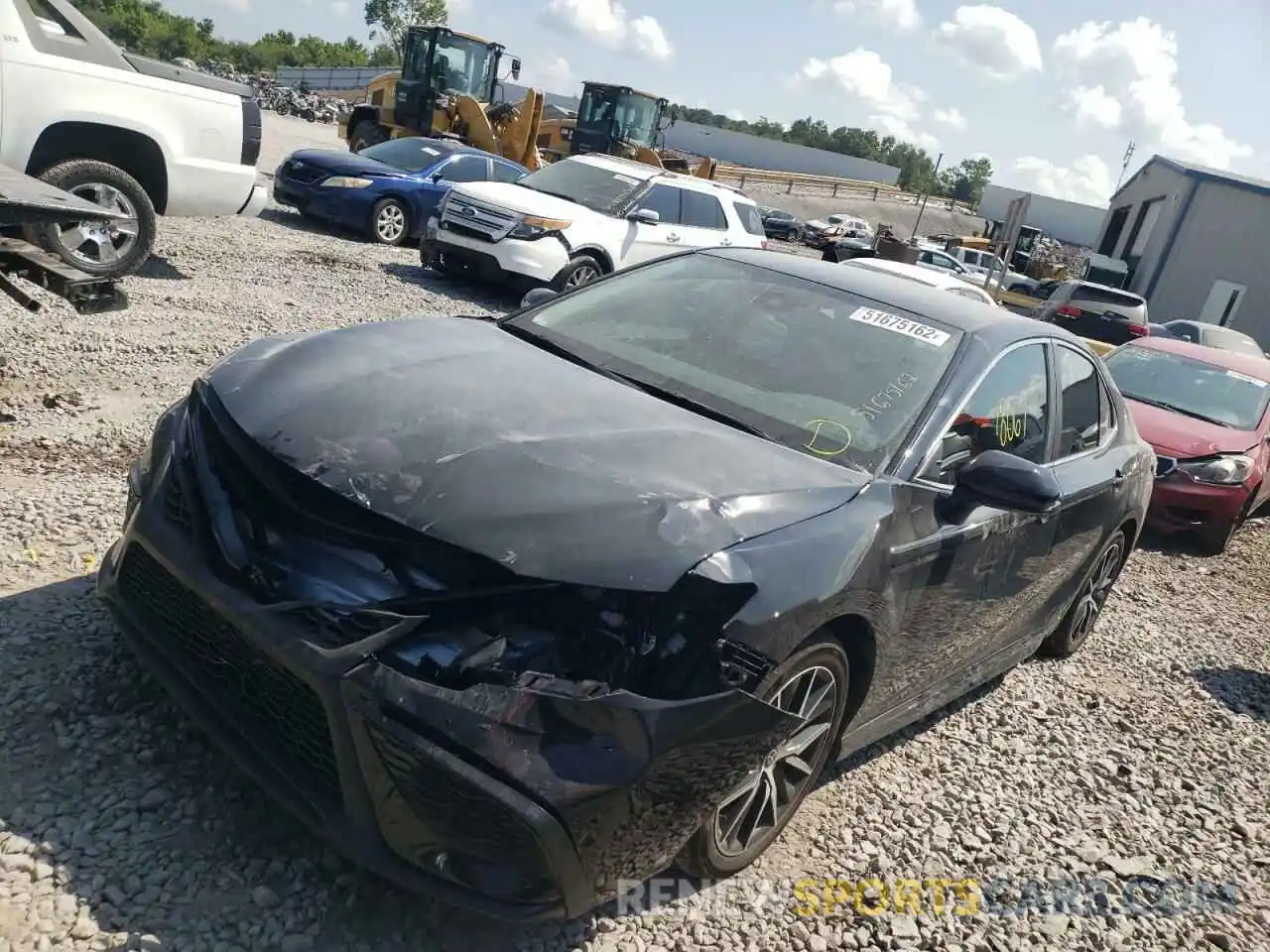 2 Photograph of a damaged car 4T1G11AK5MU609080 TOYOTA CAMRY 2021