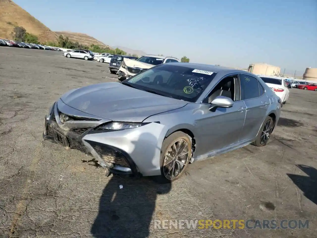 2 Photograph of a damaged car 4T1G11AK5MU611296 TOYOTA CAMRY 2021