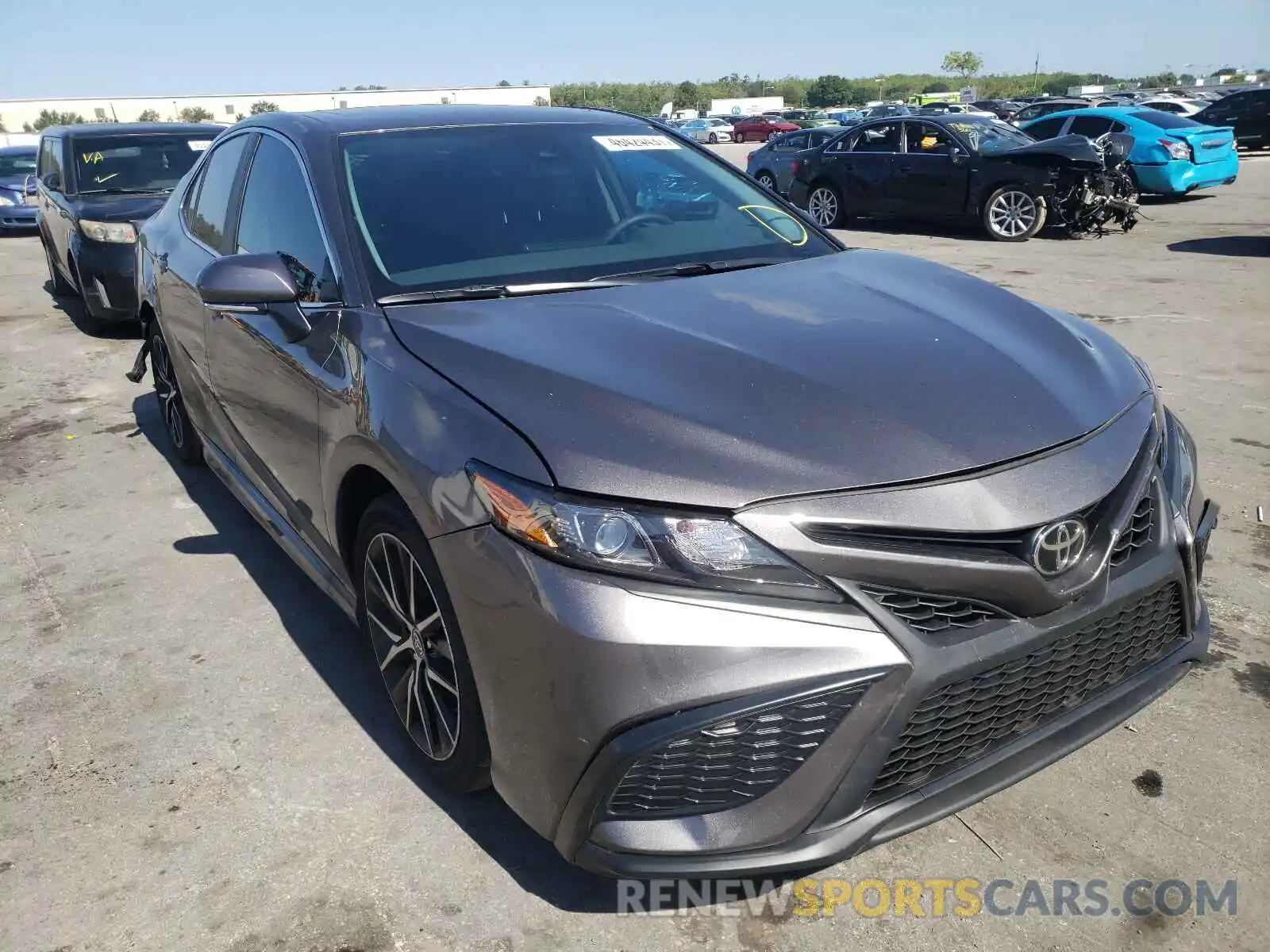 1 Photograph of a damaged car 4T1G11AK6MU405873 TOYOTA CAMRY 2021