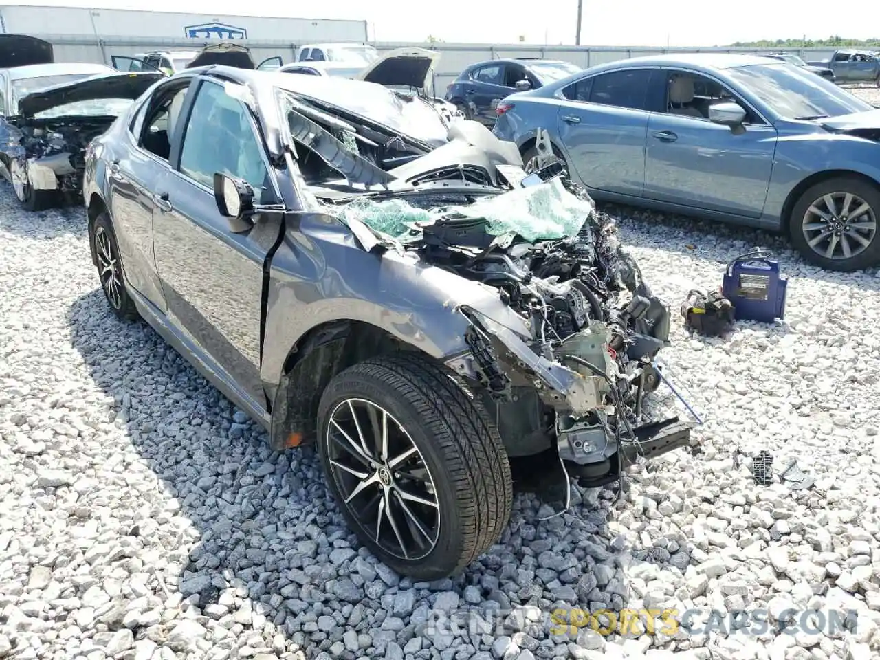 1 Photograph of a damaged car 4T1G11AK6MU406604 TOYOTA CAMRY 2021