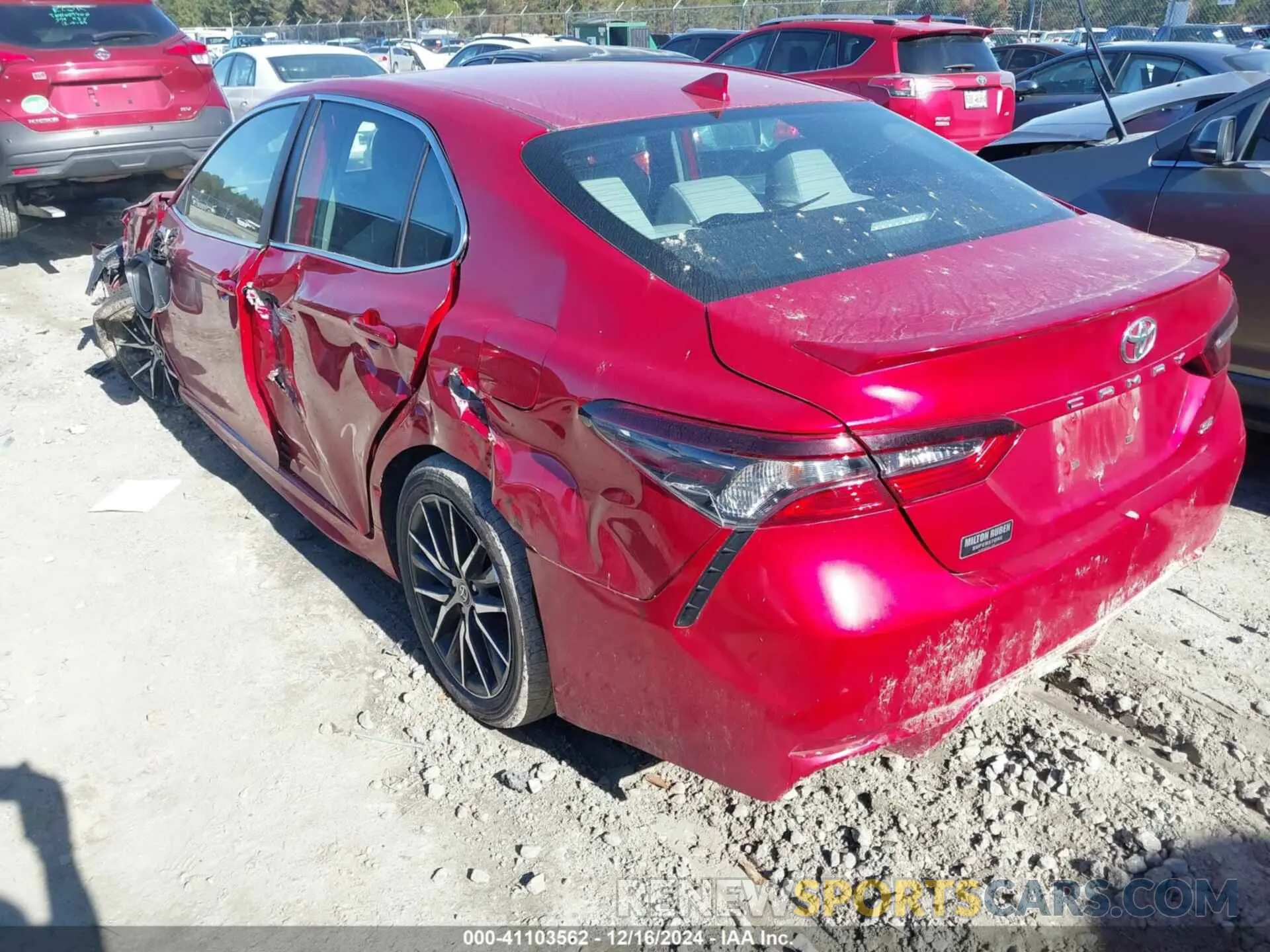 3 Photograph of a damaged car 4T1G11AK6MU409874 TOYOTA CAMRY 2021