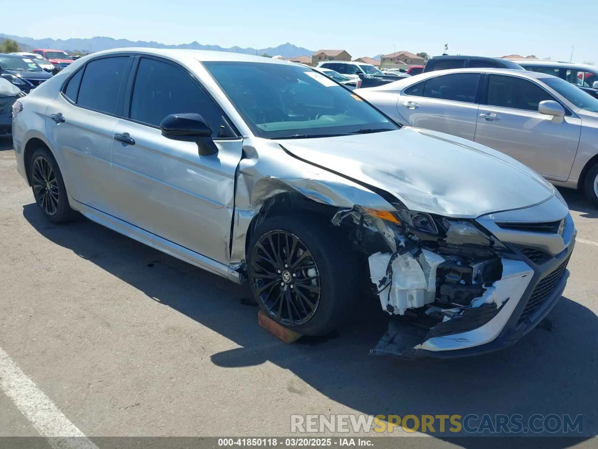 1 Photograph of a damaged car 4T1G11AK6MU418025 TOYOTA CAMRY 2021